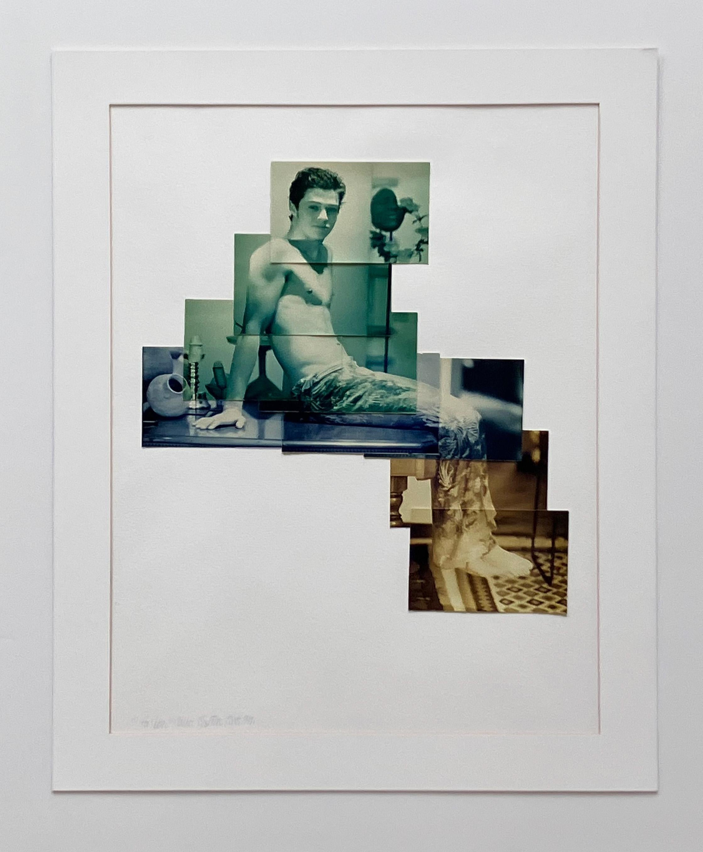Faiber Okt. Aus der Serie Guerreros. Fotocollage – Photograph von Celso José Castro Daza