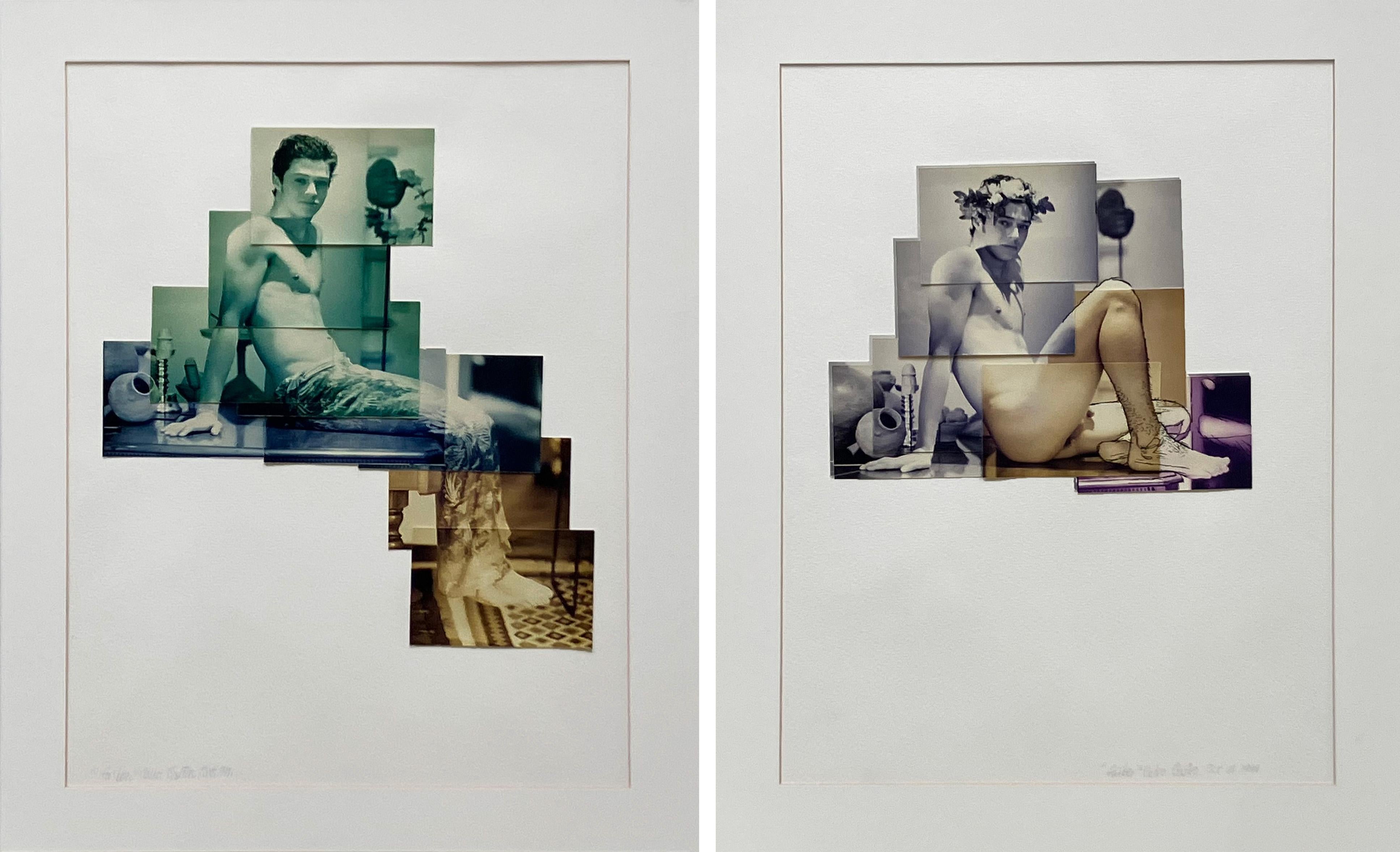 Faiber Oct 10 Diptych. From The series Guerreros. Photomontage