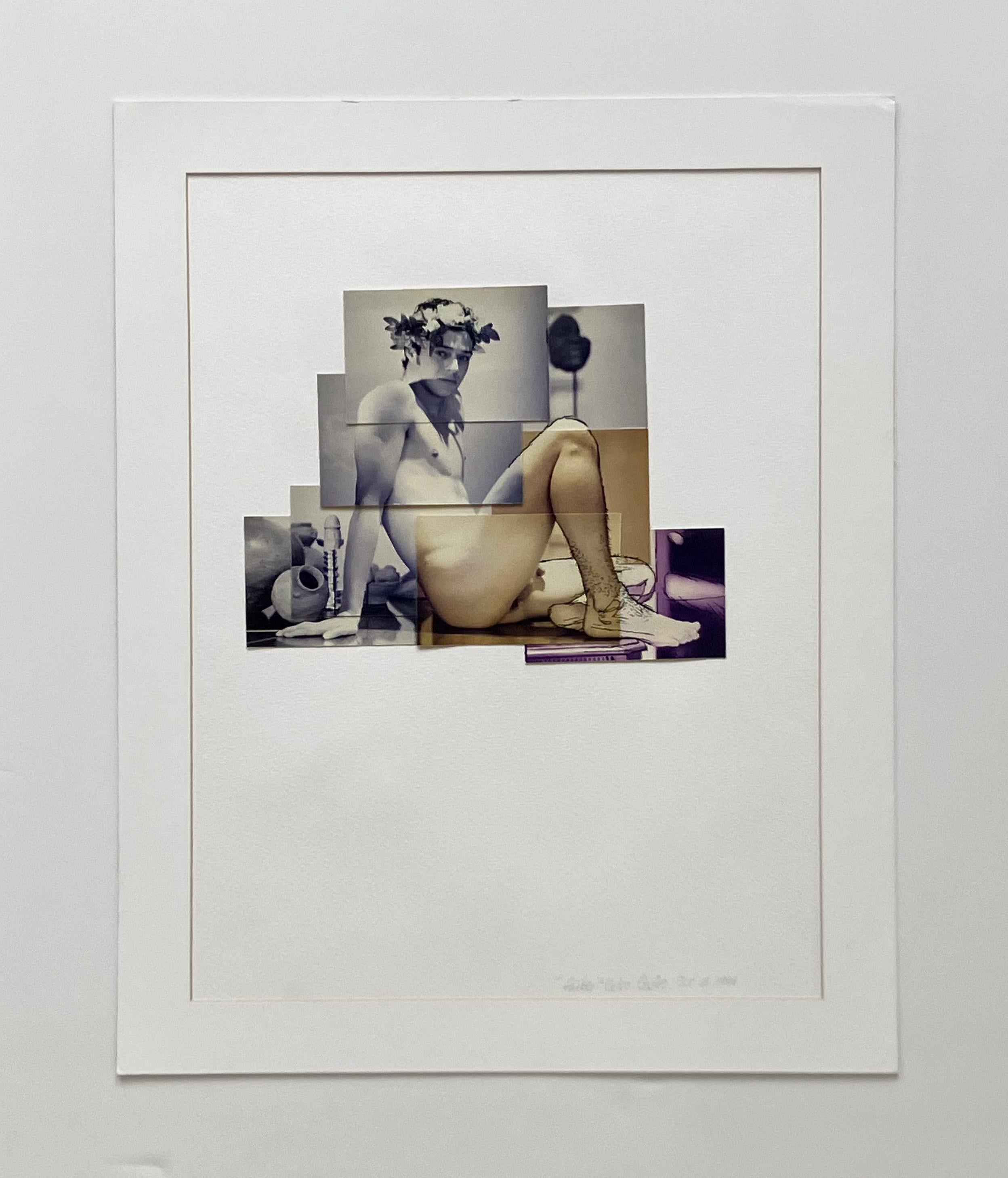 Faiber 10. Oktober. Aus der Serie Guerreros. Fotocollage (Zeitgenössisch), Photograph, von Celso José Castro Daza