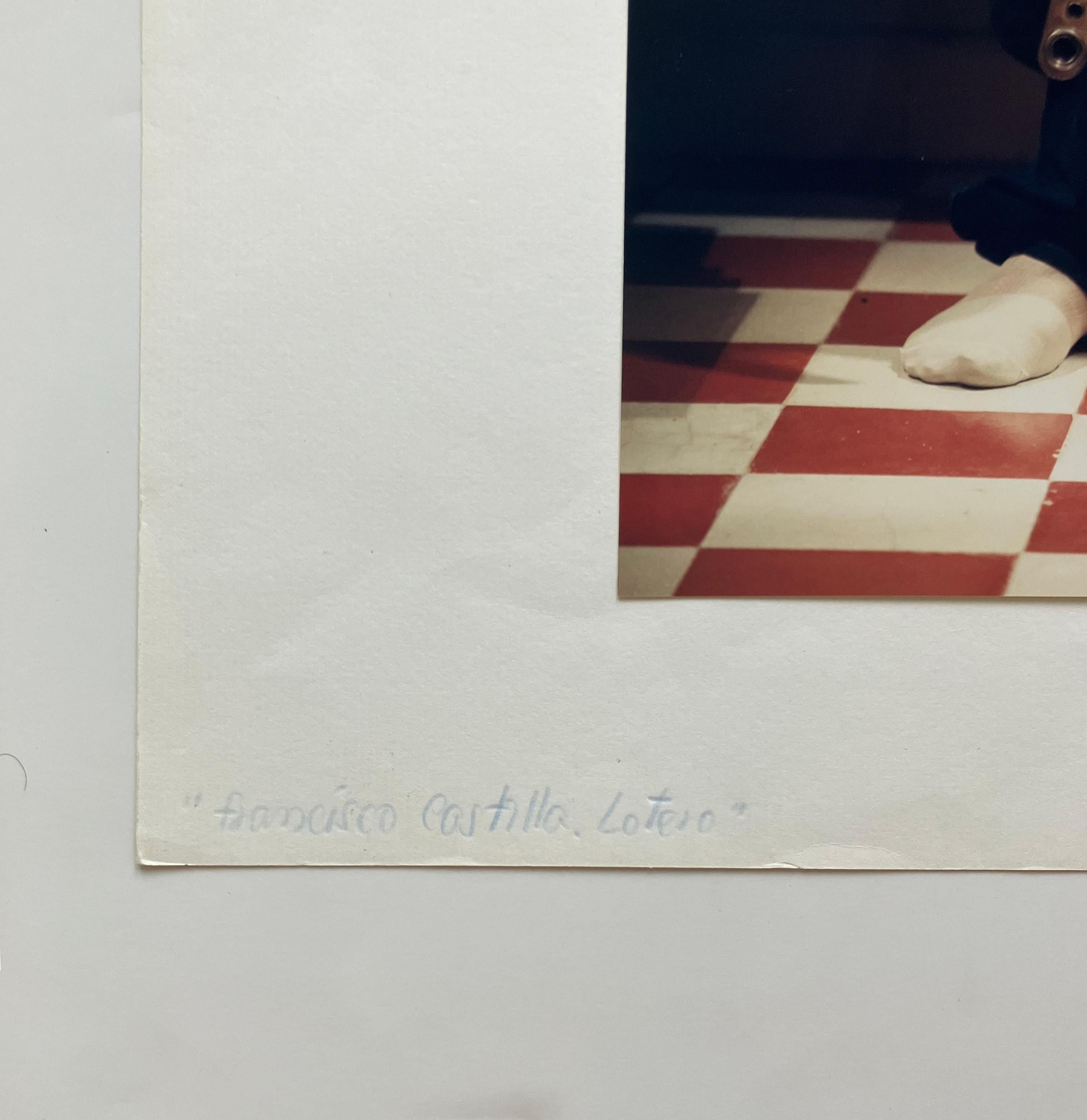 Francisco Castilla, Lotero. Aus der Serie Guerreros. Fotocollage (Zeitgenössisch), Photograph, von Celso José Castro Daza