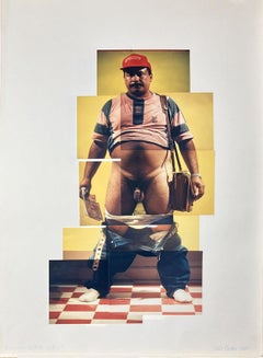 Francisco Castillo, Lotero. From The Vendedores series, Photo Collage 