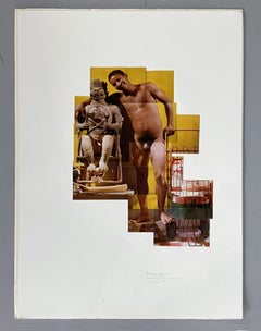 Identificación con lo Masculino. From Searching a Father Series. Photomontage