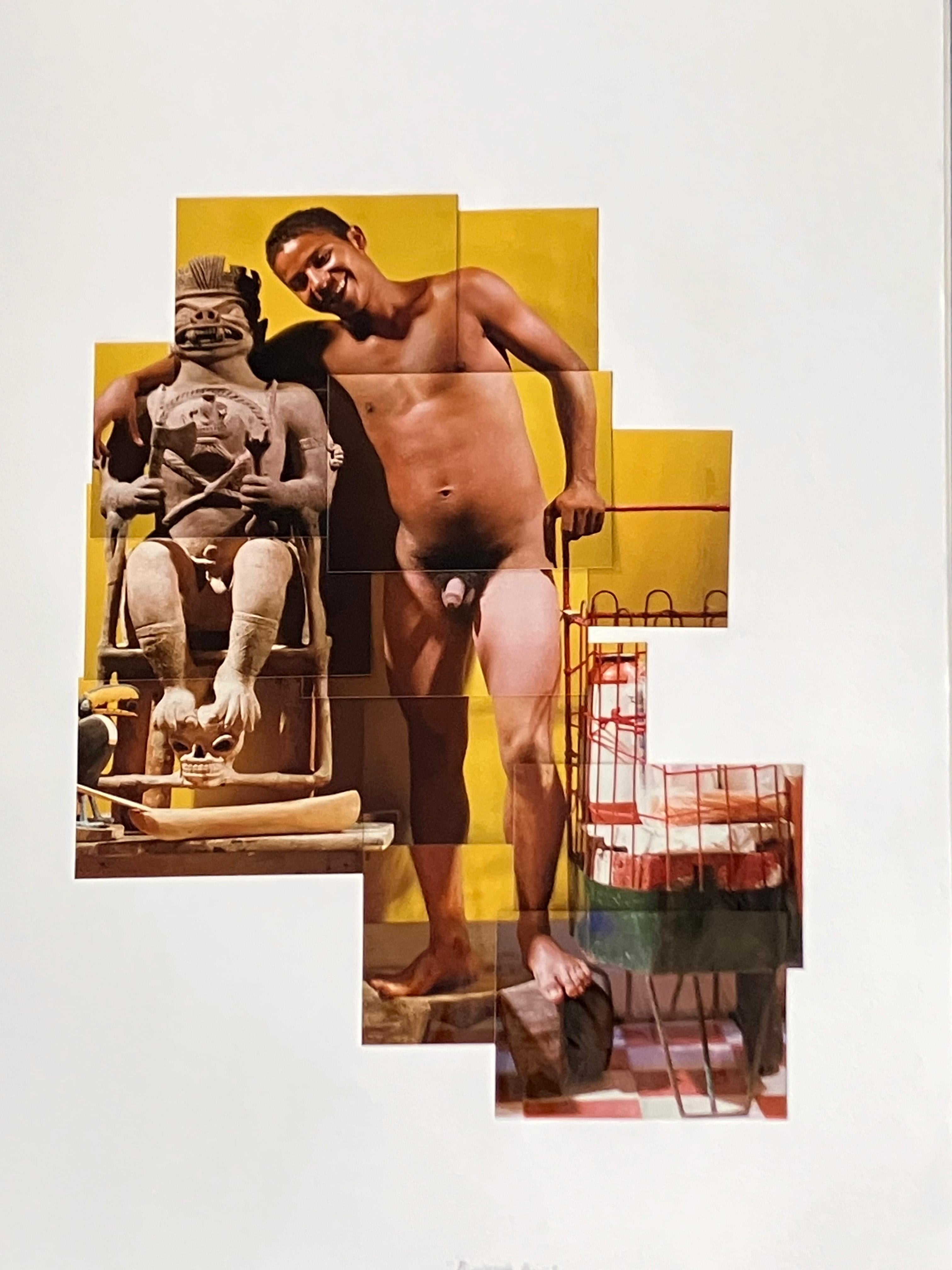 Identificación con lo Masculino. Aus der Serie Buscando Papá. Fotocollage (Zeitgenössisch), Photograph, von Celso José Castro Daza