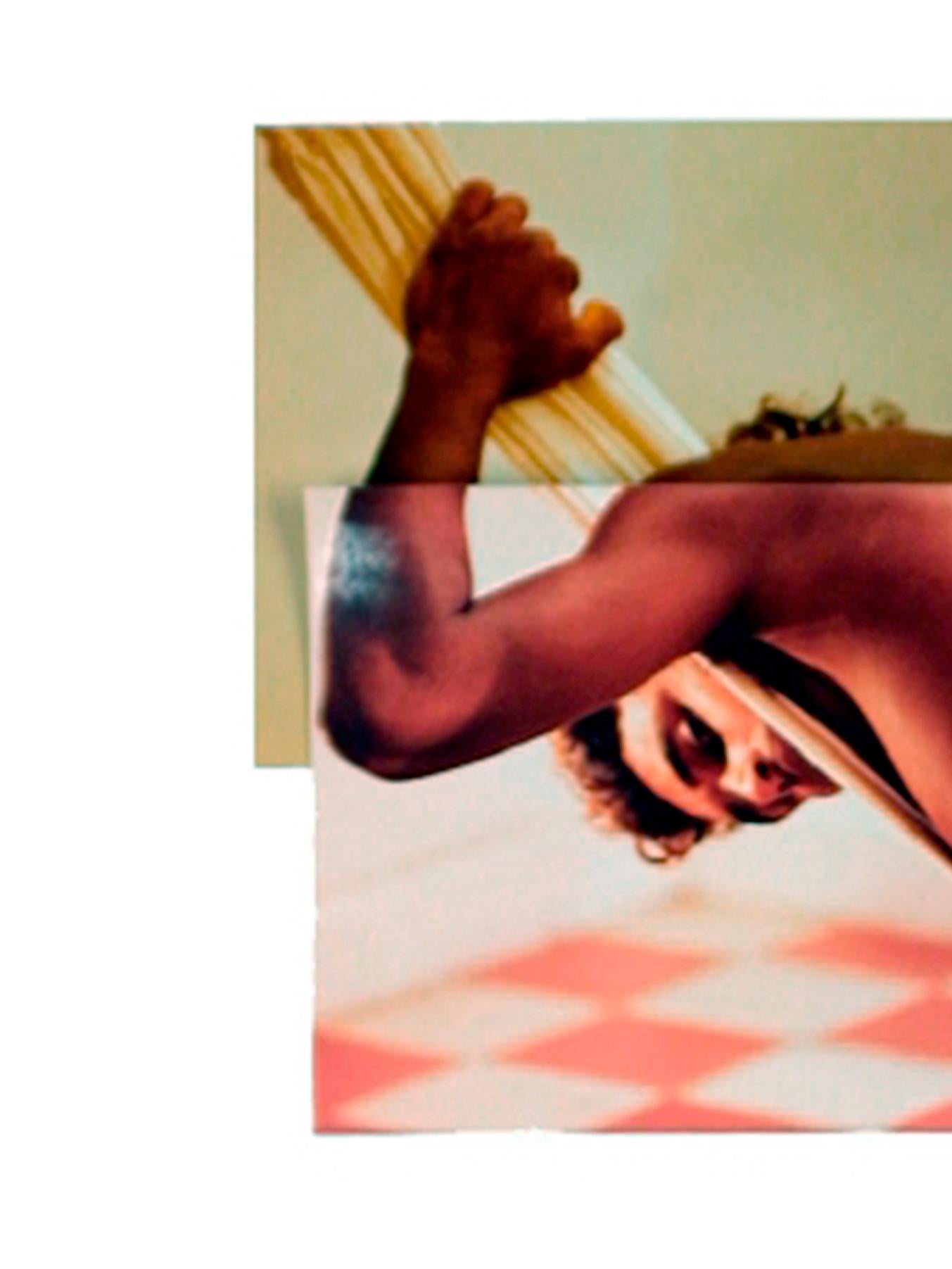 Johnny in a Hammock Nude. From The series Machos Herencia y Raíces. Photocollage - Photograph by Celso José Castro Daza