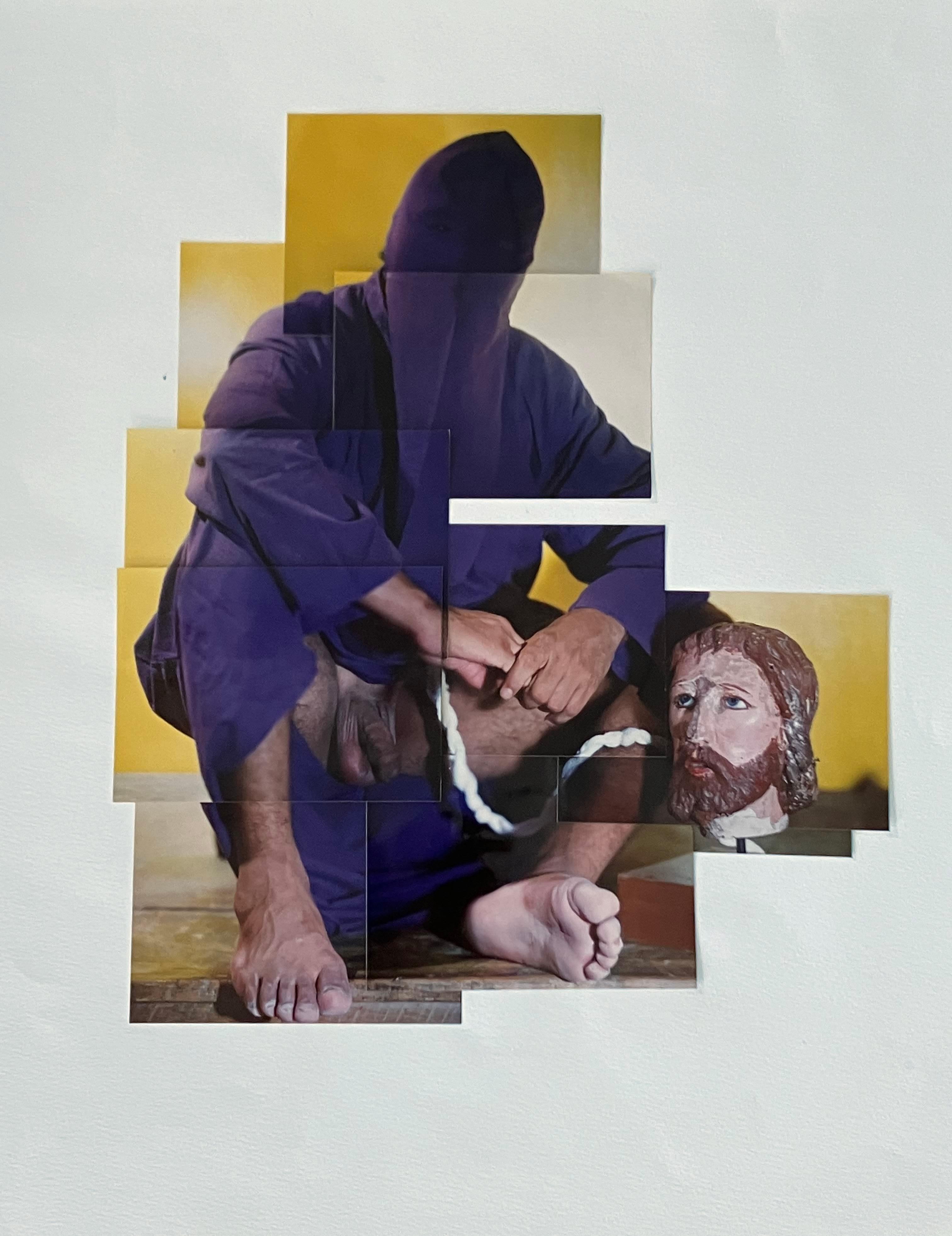 Nazareno #1. From The series Buscando Papá. Photo Collage - Photograph by Celso José Castro Daza