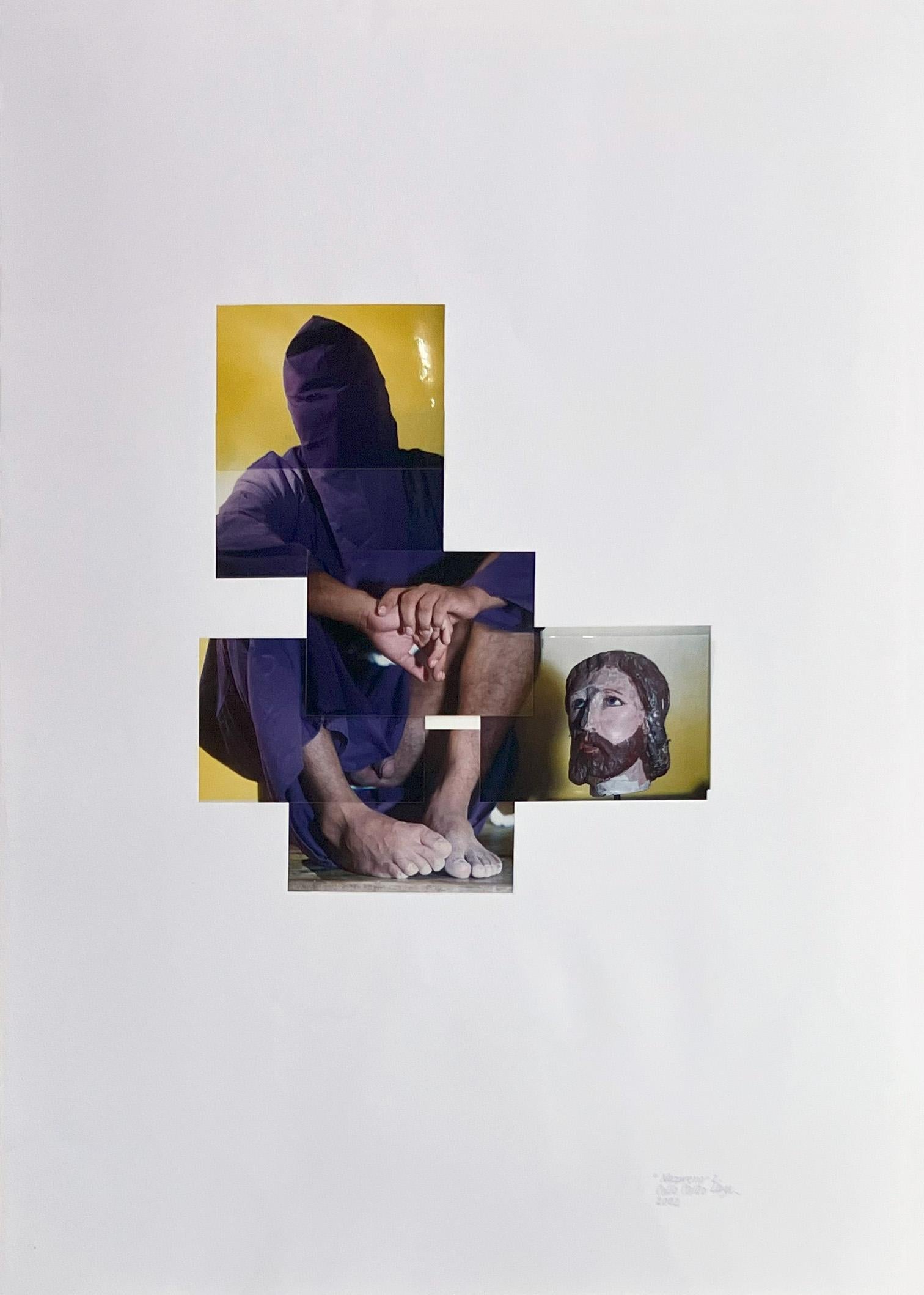 Nazareno #2. From The series Buscando Papá. Photo Collage im Angebot 1