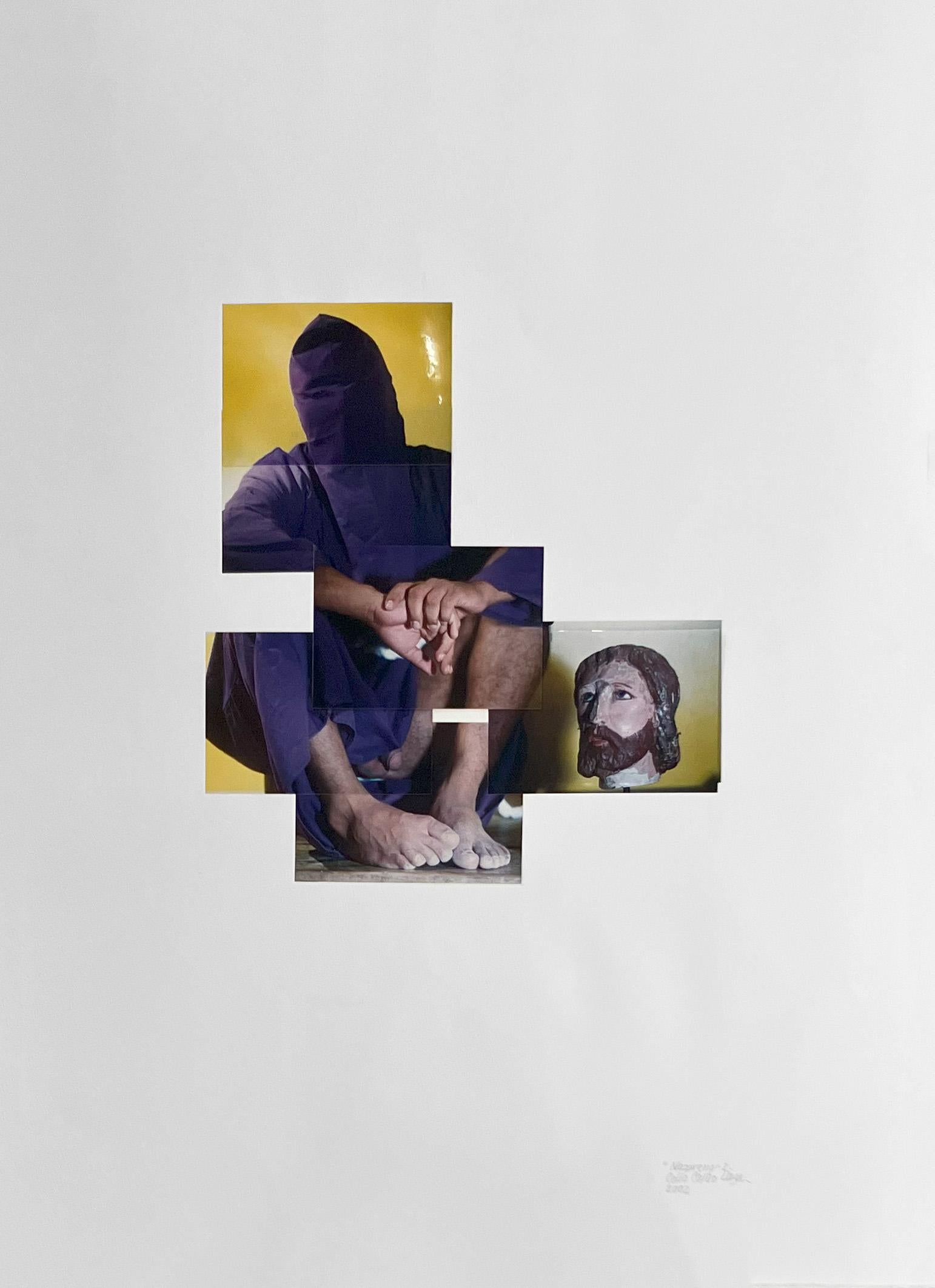 Nazareno #2. From The series Buscando Papá. Photo Collage