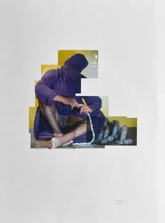 Nazareno #4. From The series Buscando Papá. Photo Collage