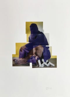 Nazareno #7. From The series Buscando Papá. Photo Collage