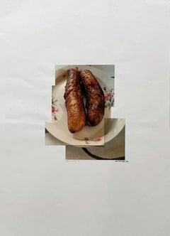 Platanos Asados 1. Dalla serie Frutas. Collage di foto di nature morte