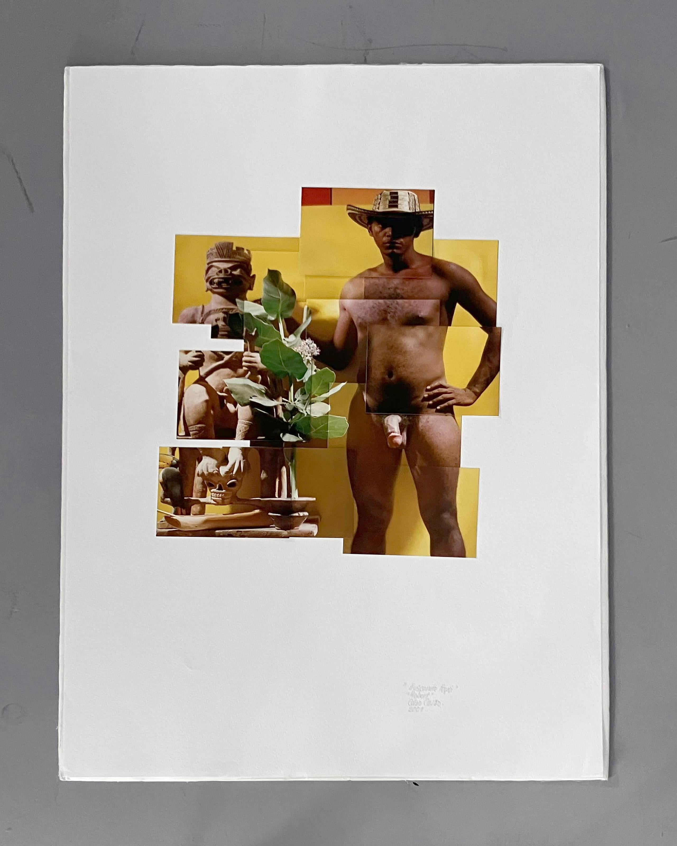 Robert The. Aus der Serie Buscando Papá. Fotocollage (Zeitgenössisch), Photograph, von Celso José Castro Daza