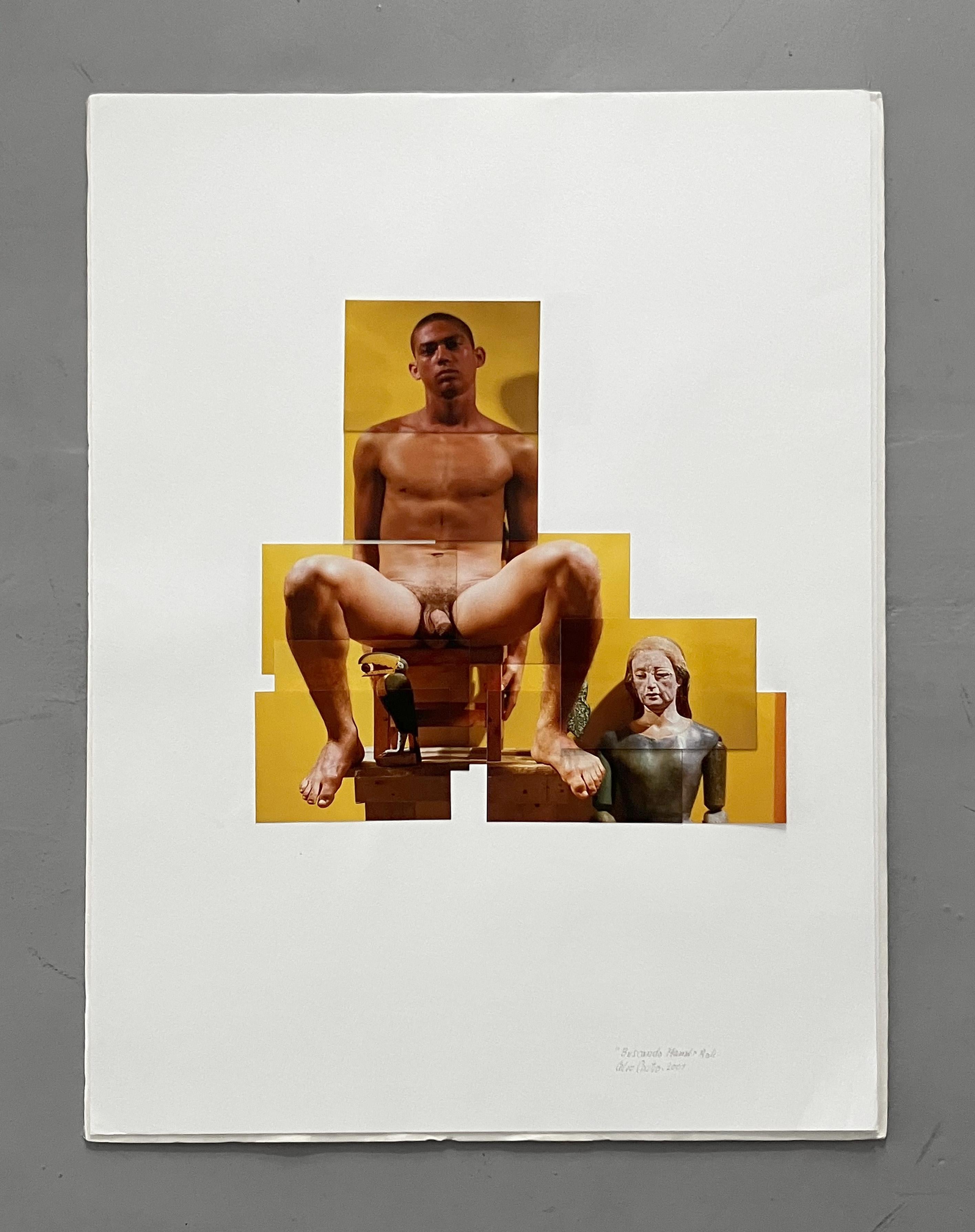 Roli. De la serie Buscando Mamá. Collage fotográfico en venta 1