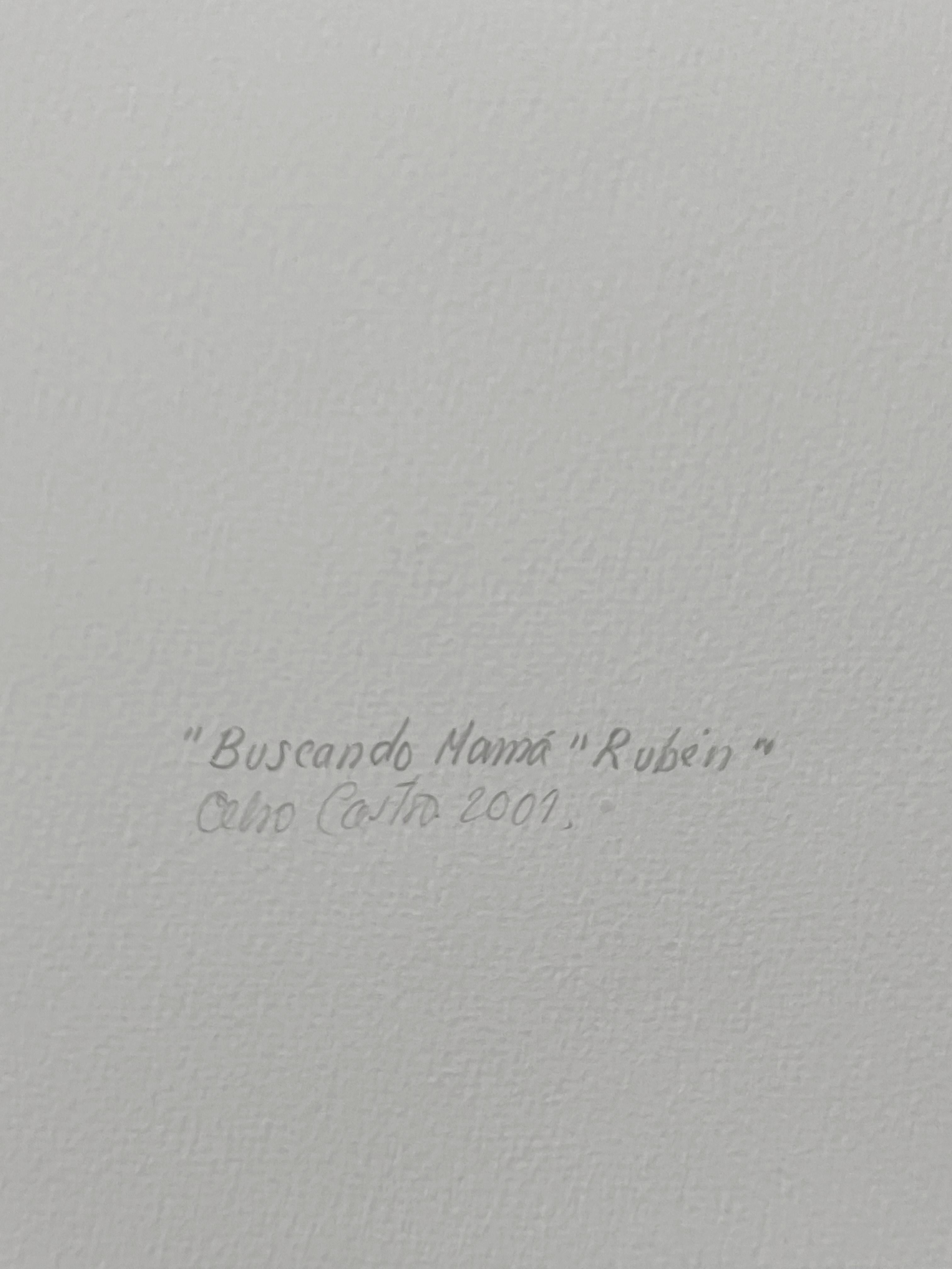 Ruben. From Searching a Mother Series. Photo Collage - Photograph by Celso José Castro Daza