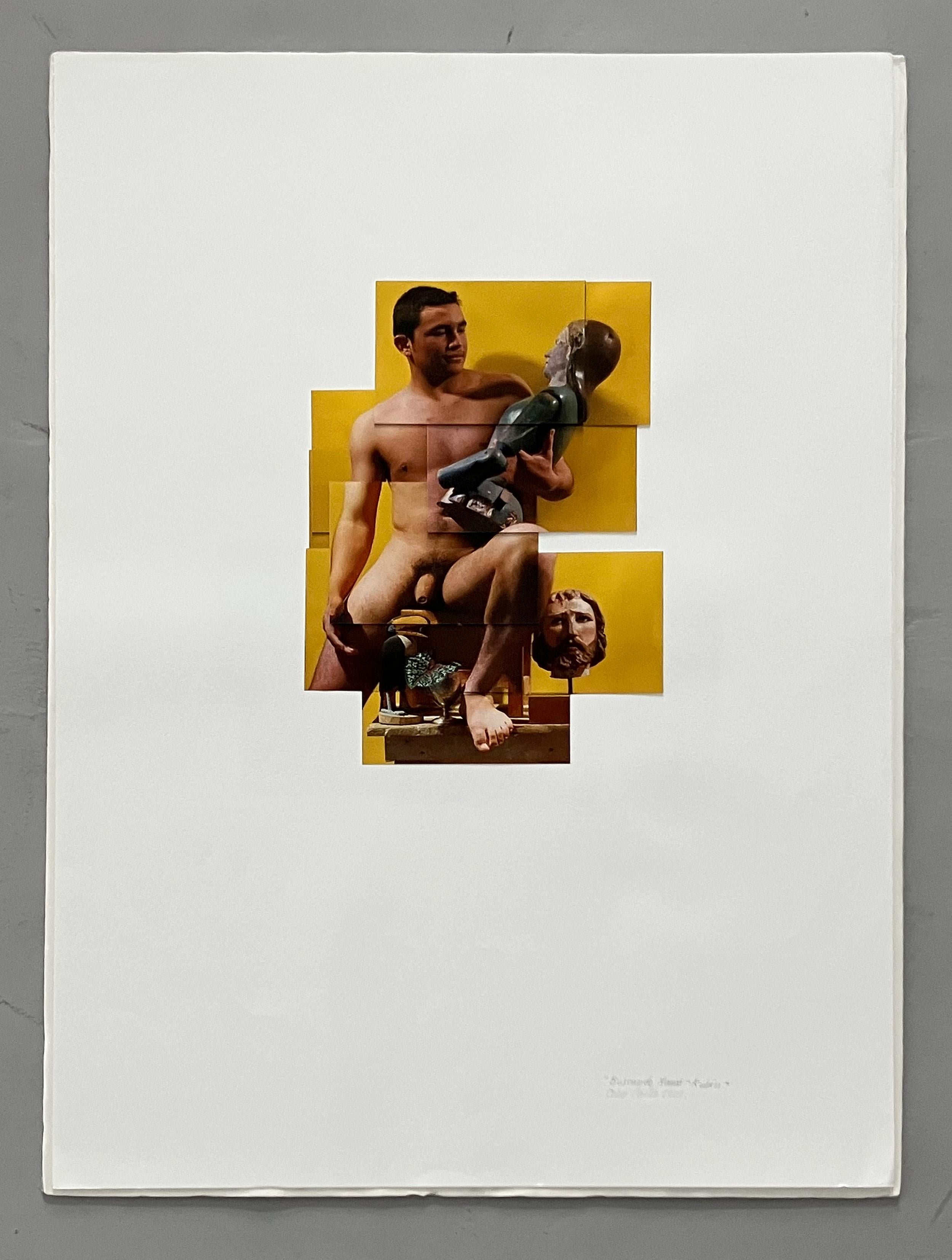 Ruben. From Searching a Mother Series. Photo Collage - Contemporary Photograph by Celso José Castro Daza