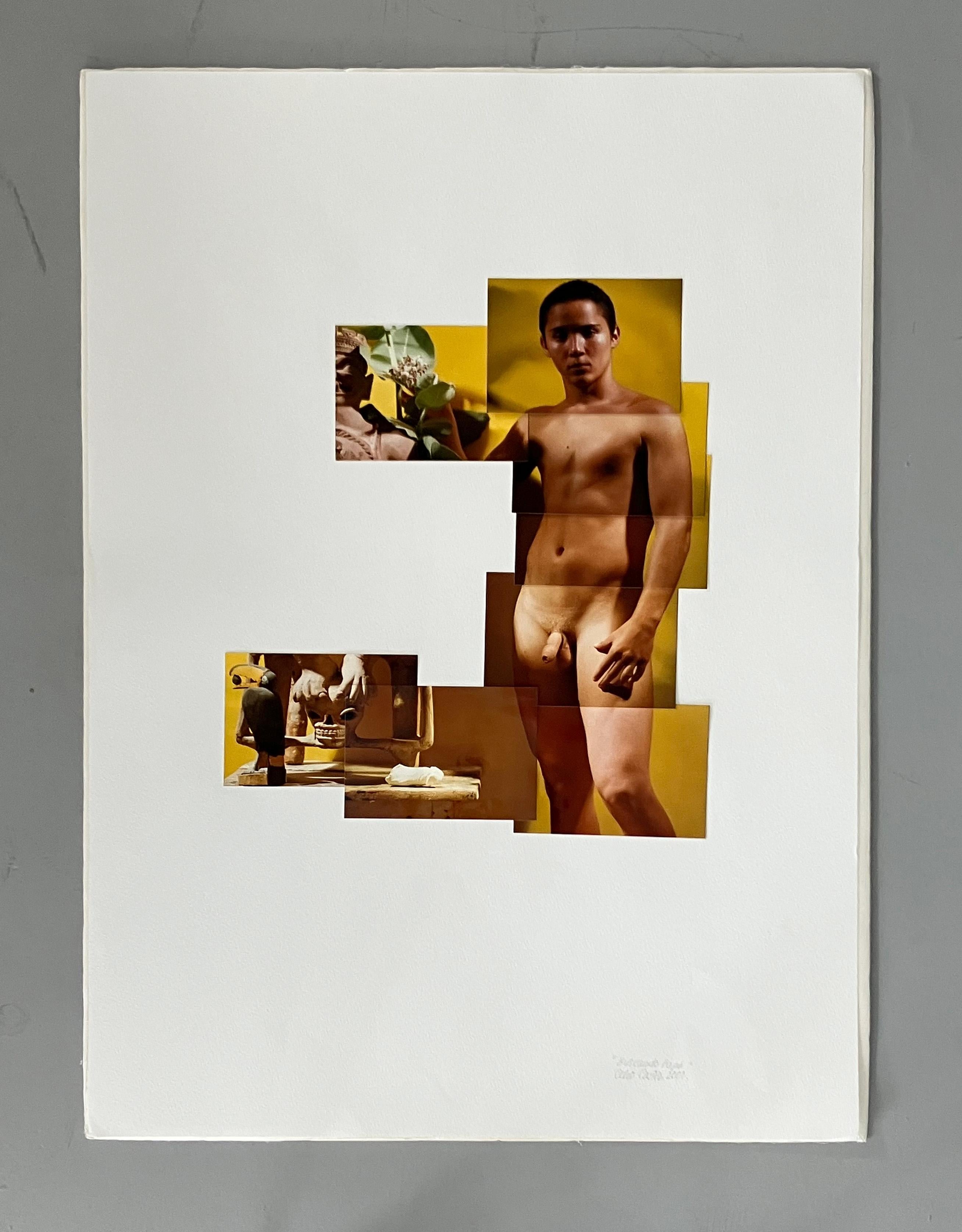 Untitled 4. From The series Buscando Papá. Photo Collage - Photograph by Celso José Castro Daza