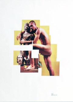 Untitled from Buscando Papa series, Nude. Photo Collage, Mixed series