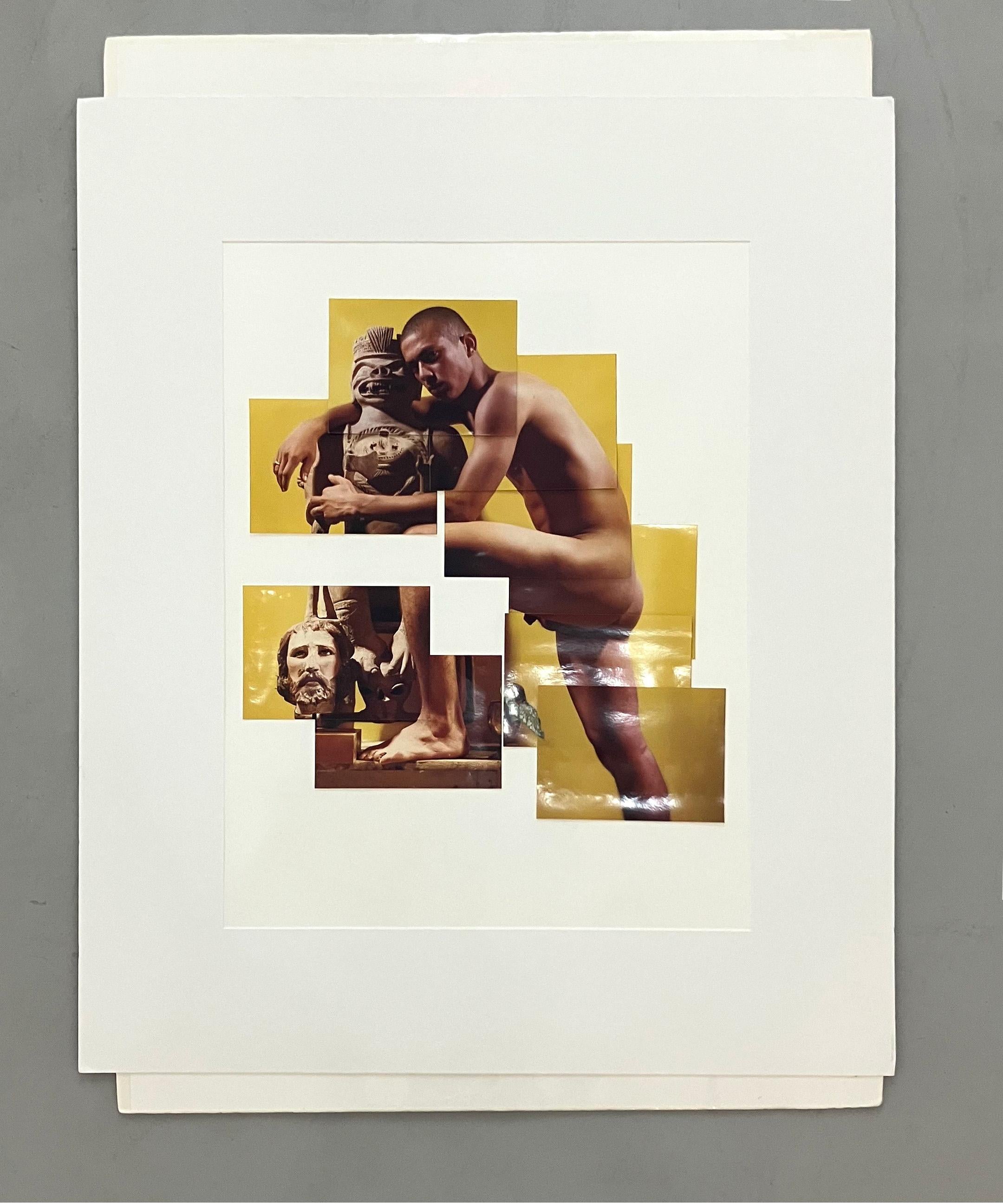 Roli. From The series Buscando Papa, Nude. Photo Collage - Contemporary Photograph by Celso José Castro Daza