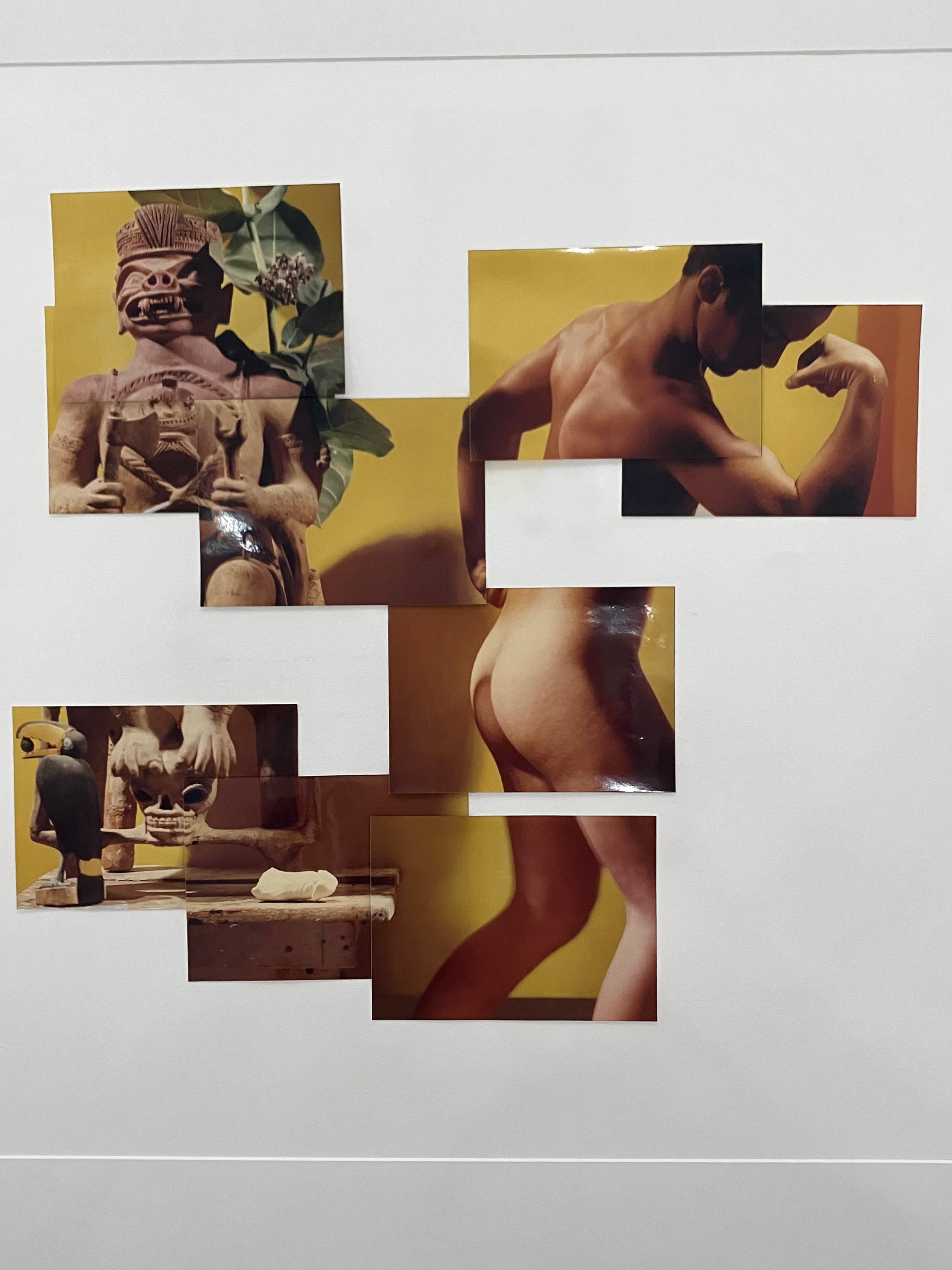 Senza titolo Dalla serie Buscando Papá. Collage di foto di nudo - Photograph di Celso José Castro Daza
