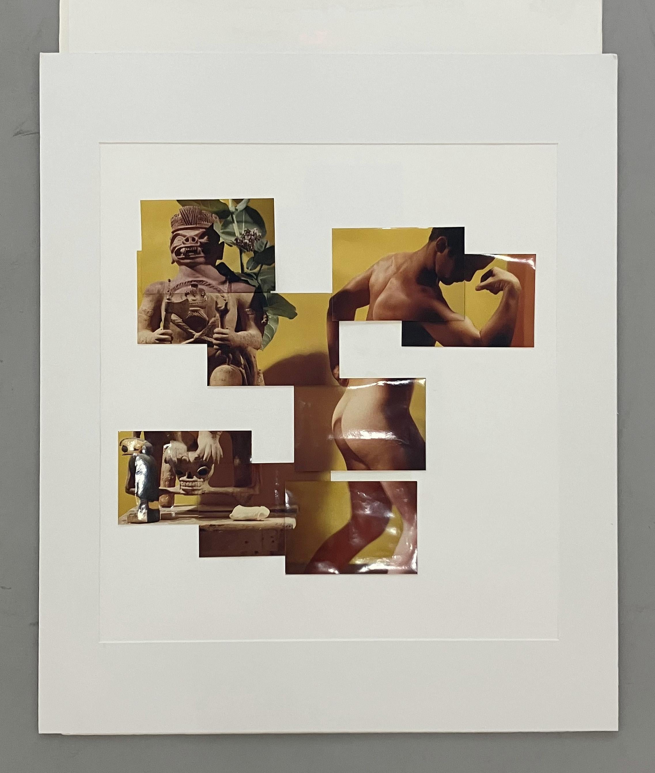 Senza titolo Dalla serie Buscando Papá. Collage di foto di nudo - Photograph Contemporaneo di Celso José Castro Daza