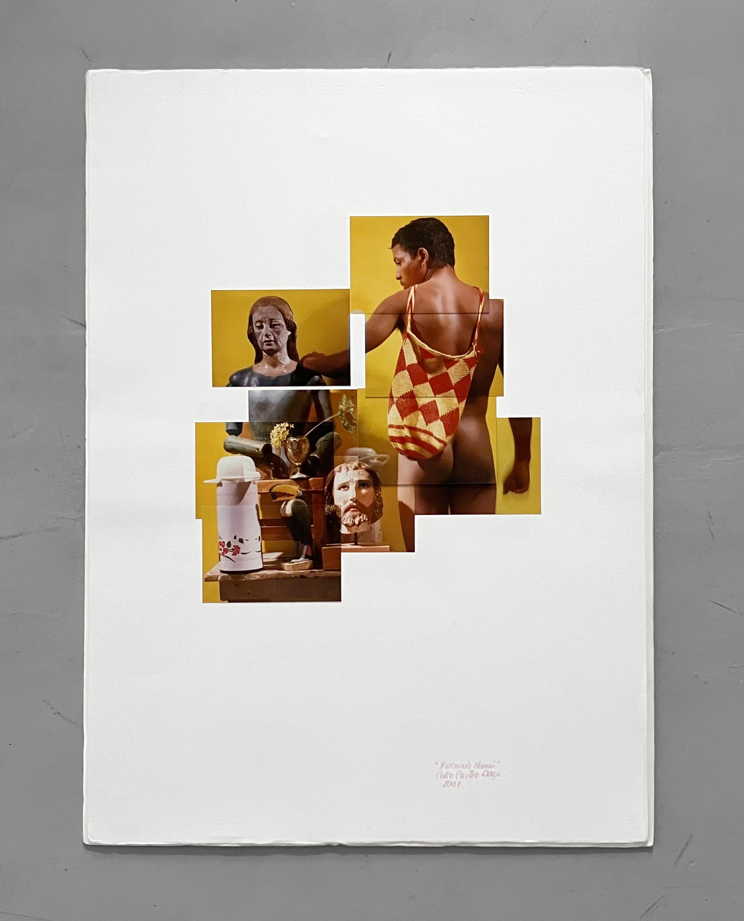 Sans titre II. Tiré de la série Buscando Mamá. Collage de photos - Contemporain Photograph par Celso José Castro Daza