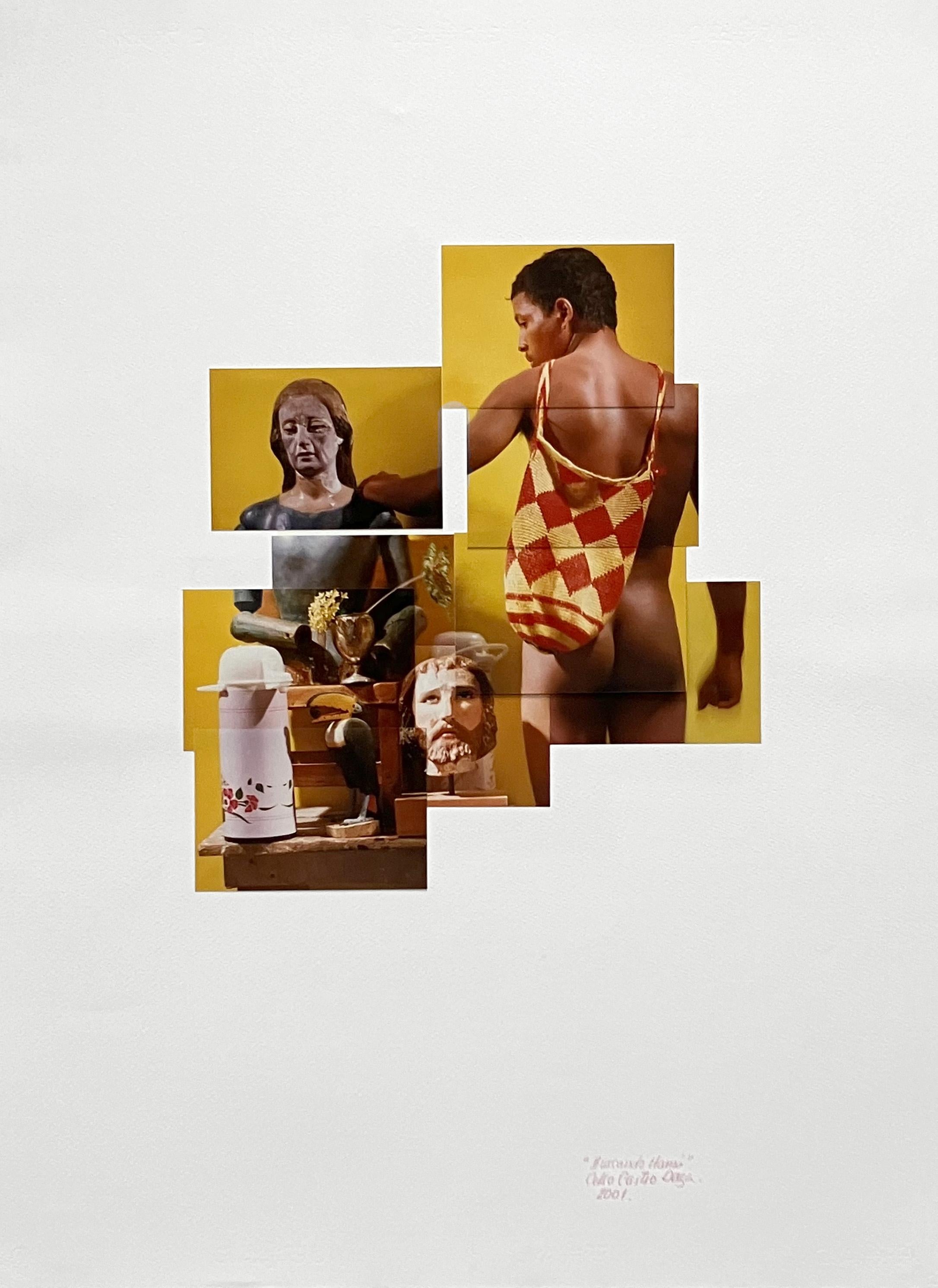 Nude Photograph Celso José Castro Daza - Sans titre II. Tiré de la série Buscando Mamá. Collage de photos