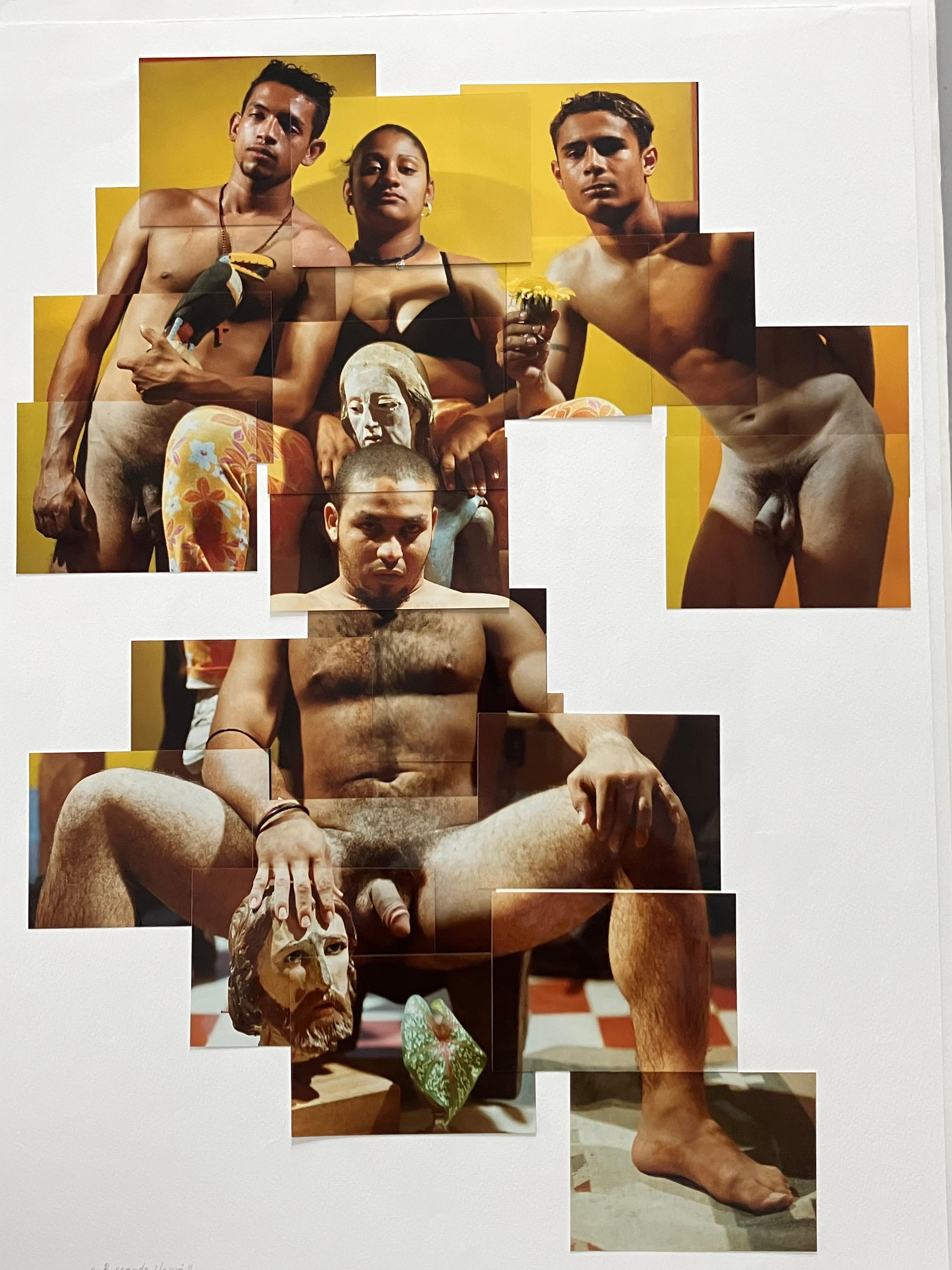 Untitled IV. From The series Buscando Mamá. Photo Collage - Contemporary Photograph by Celso José Castro Daza