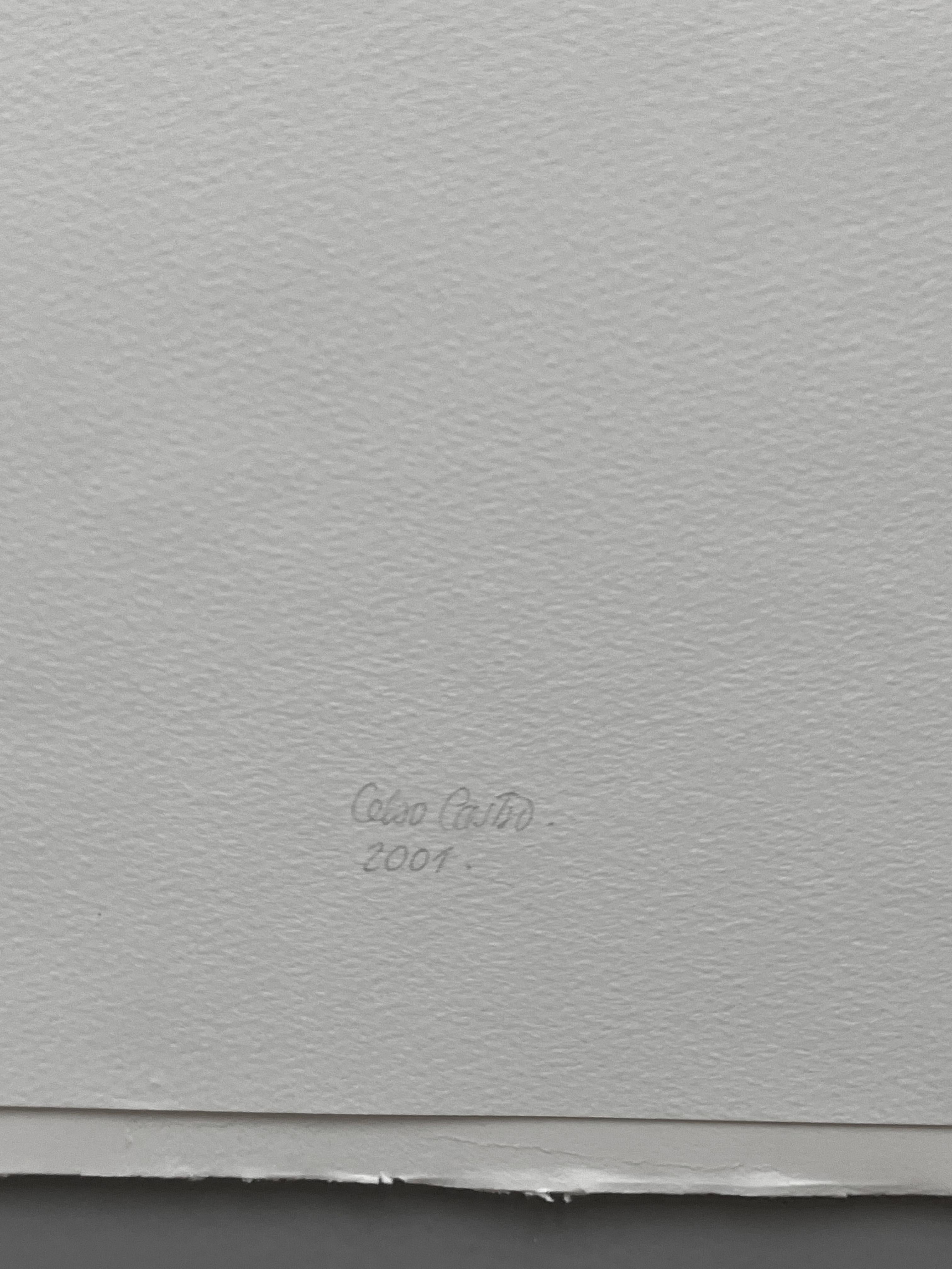 Sin título X. De la serie Buscando Mamá. Collage fotográfico - Nude Photograph Beige de Celso José Castro Daza