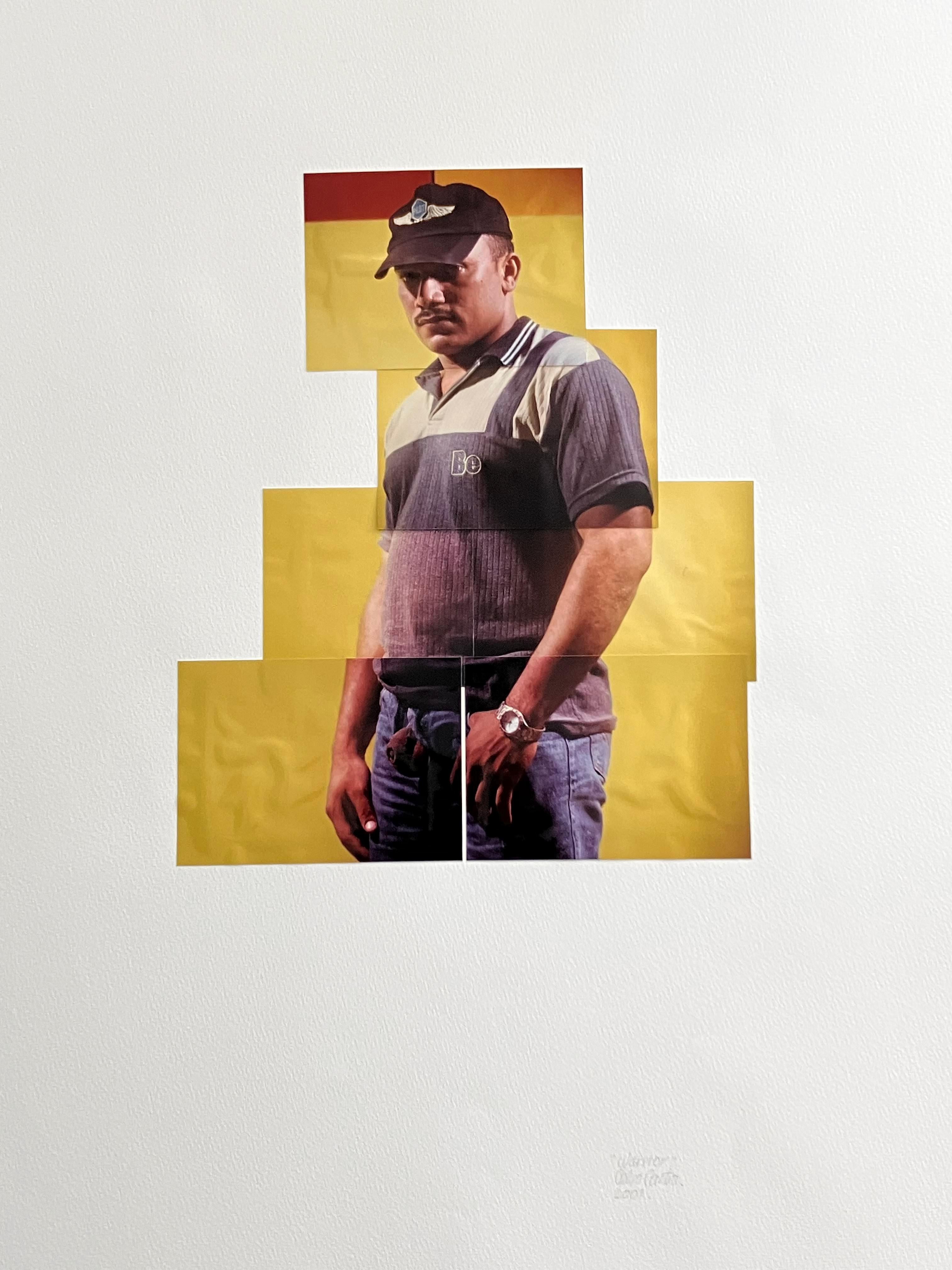 Kriegerin. Aus der Serie Guerreros. Fotomontage (Grau), Color Photograph, von Celso José Castro Daza