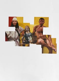 Guerreros. De la serie Buscando Mamá. Collage fotográfico