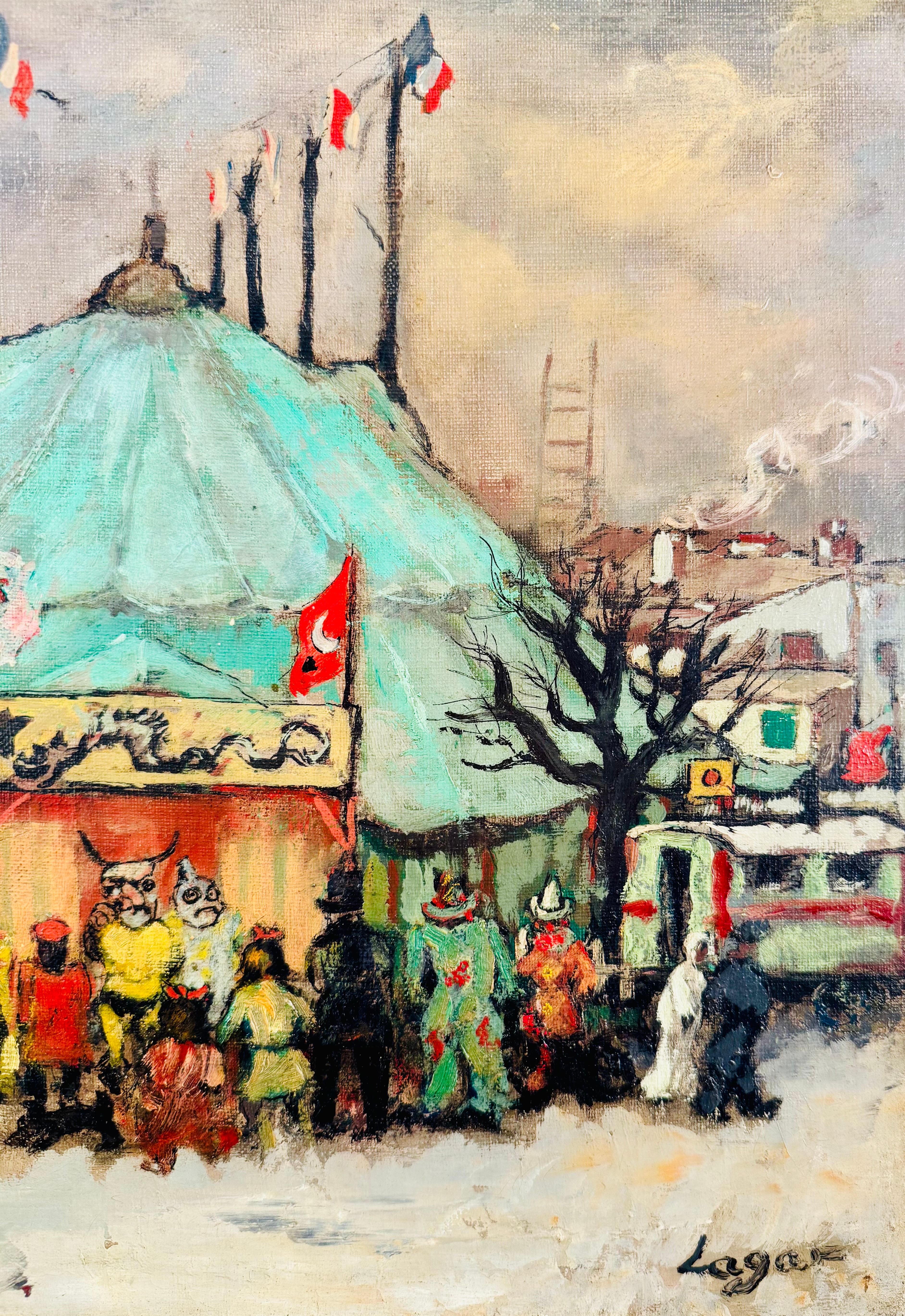 CELSO LAGAR
Spagnolo, 1891 - 1966
PAVILLON DE CIRQUE
firmato 