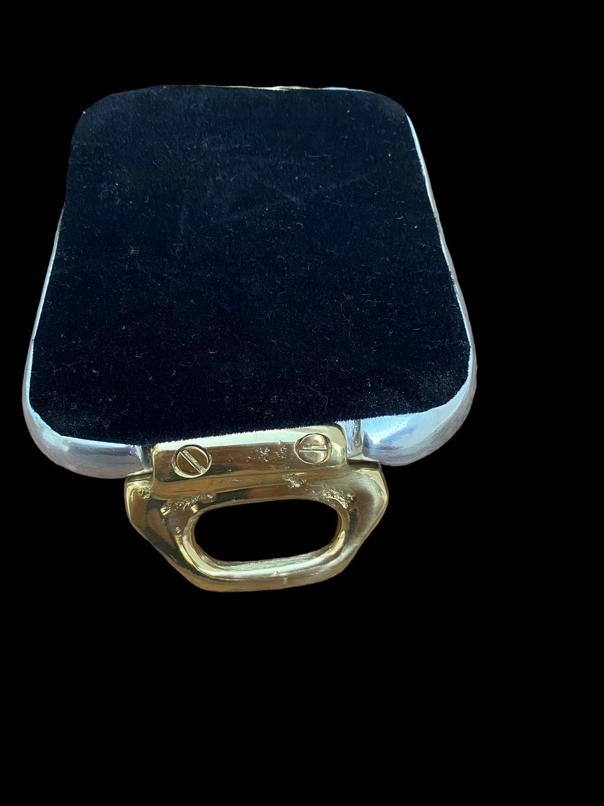 Bandeja de cartas celta Bandeja de escritorio de plata dorada E005 Hecho a mano en España en Nuevo estado para la venta en Benahavis, AN