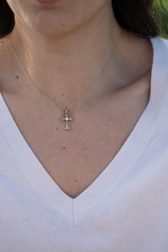Celtic Diamond Cross Necklace