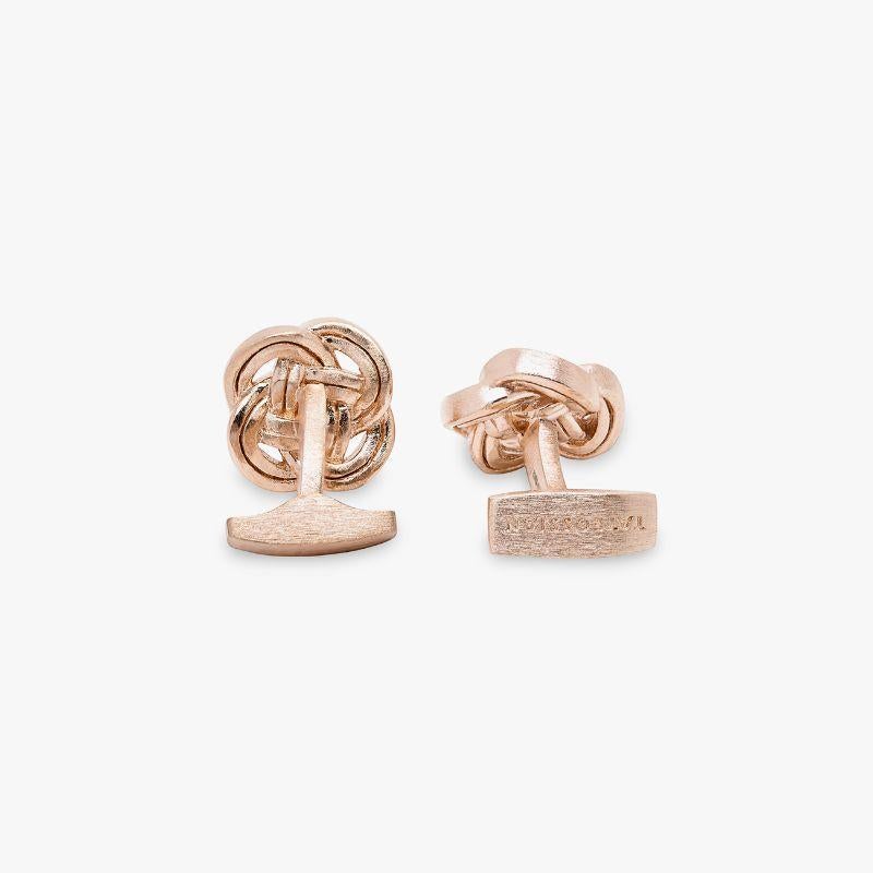 rose gold cufflinks