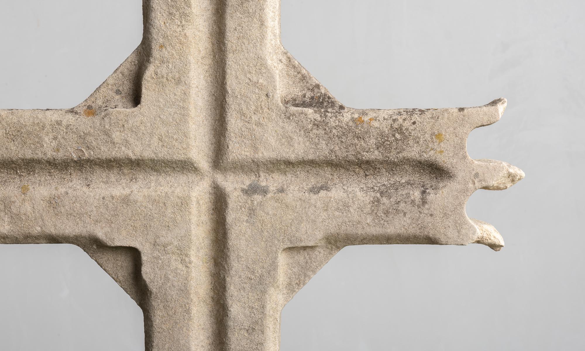 Scottish Celtic Limestone Cross, circa 1780