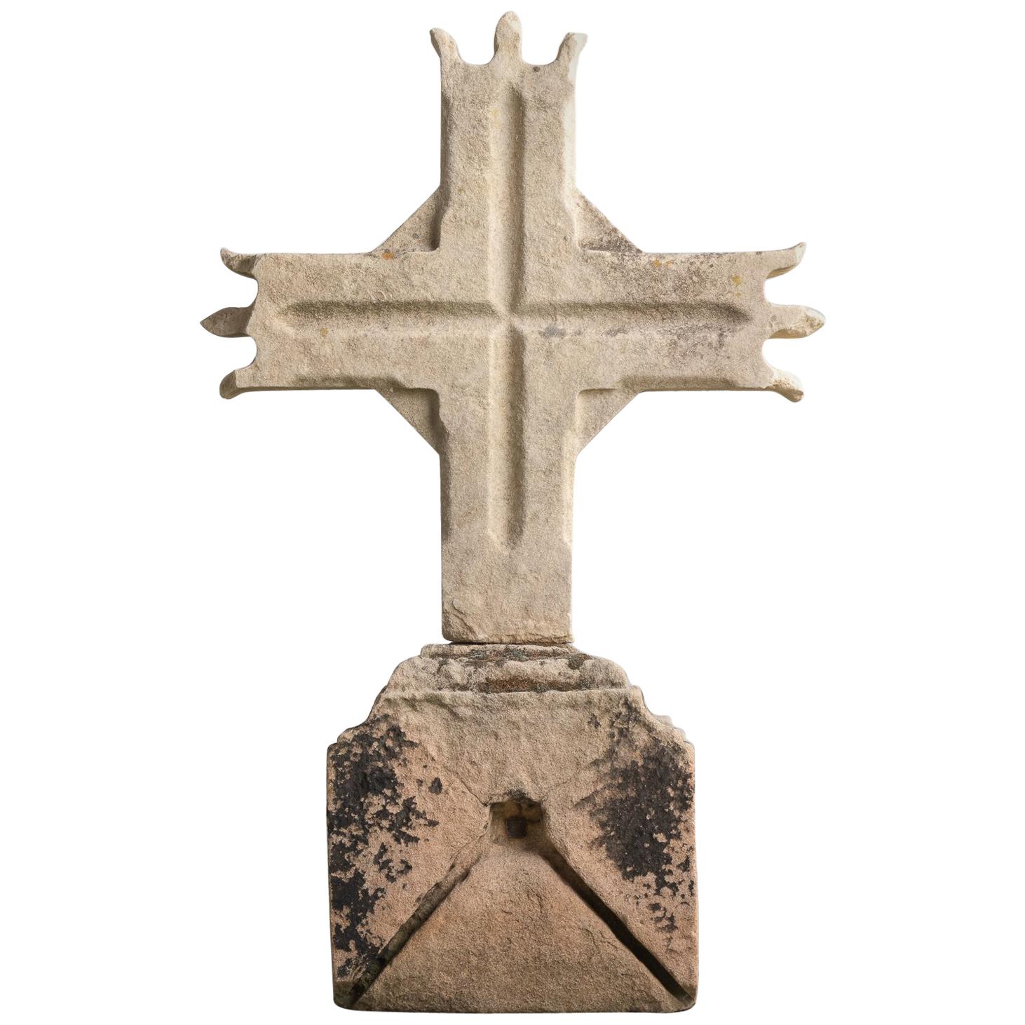 Celtic Limestone Cross, circa 1780