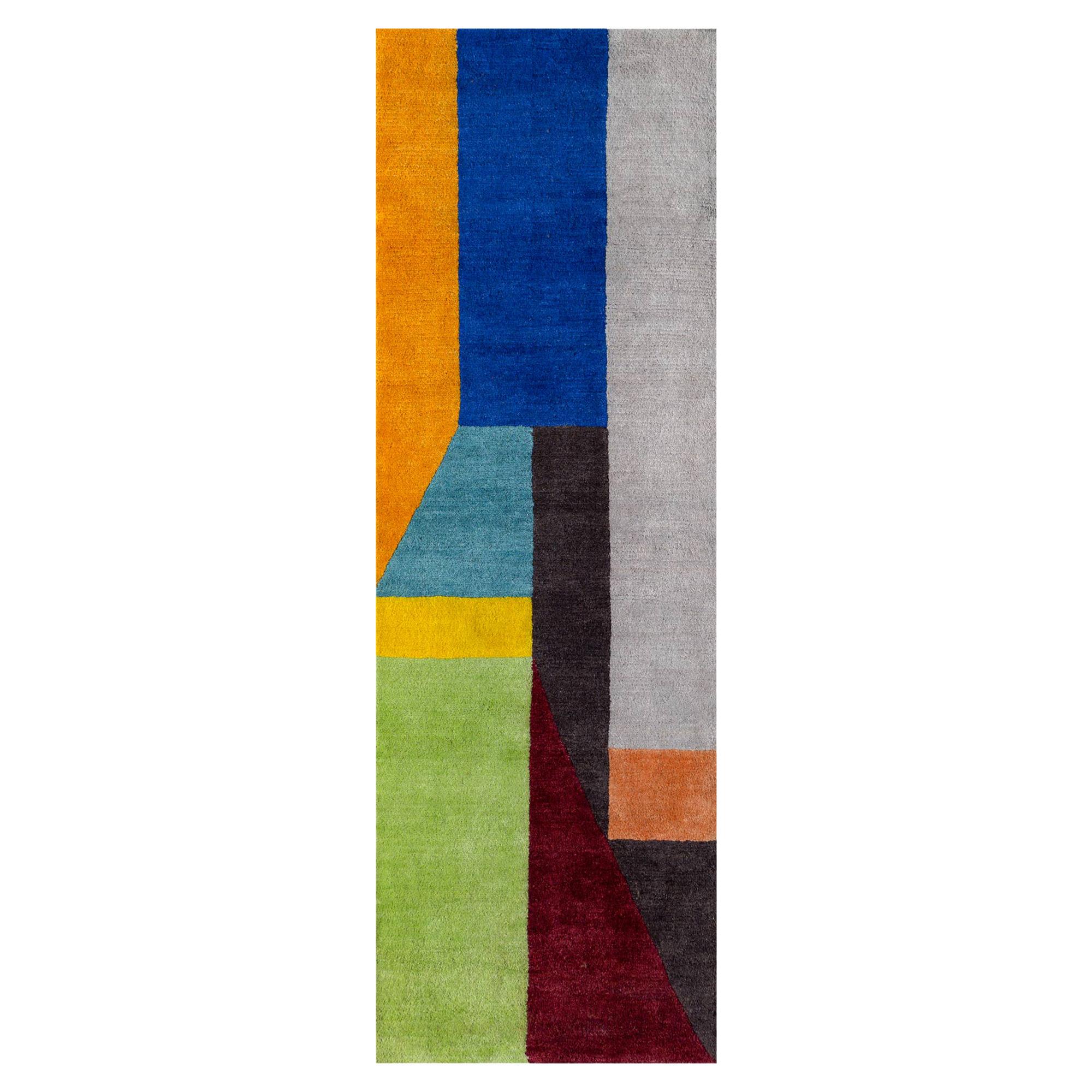 CEM1 Woollen Carpet by Chung Eun Mo for Post Design Collection/Memphis For Sale