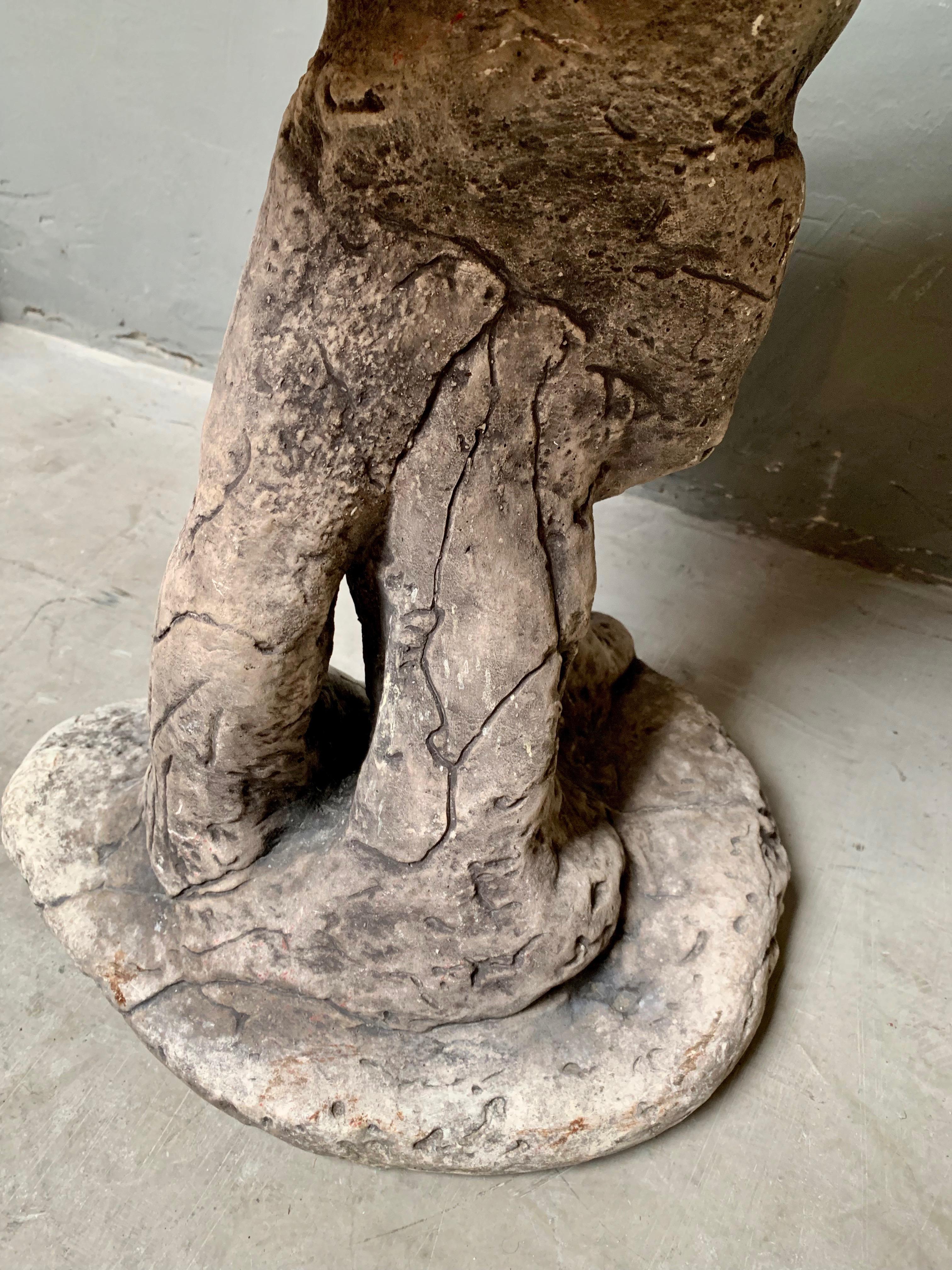 Cement Bird Bath 4