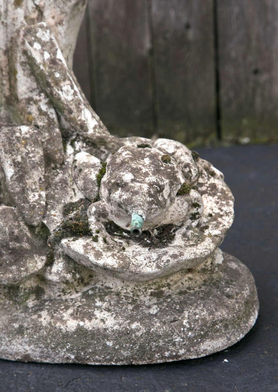 Ciment Fontaine grenouille en ciment en vente