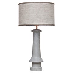 Cement Gray Table Lamp