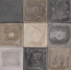 Cement Shades of Grey Reclaimed Floor or Wall Tiles