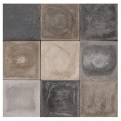Cement Shades of Grey Reclaimed Floor or Wall Tiles