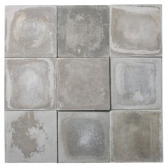 Cement Shades of Grey Reclaimed Floor or Wall Tiles