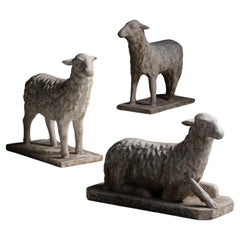 Cement Sheep, France Circa 1950