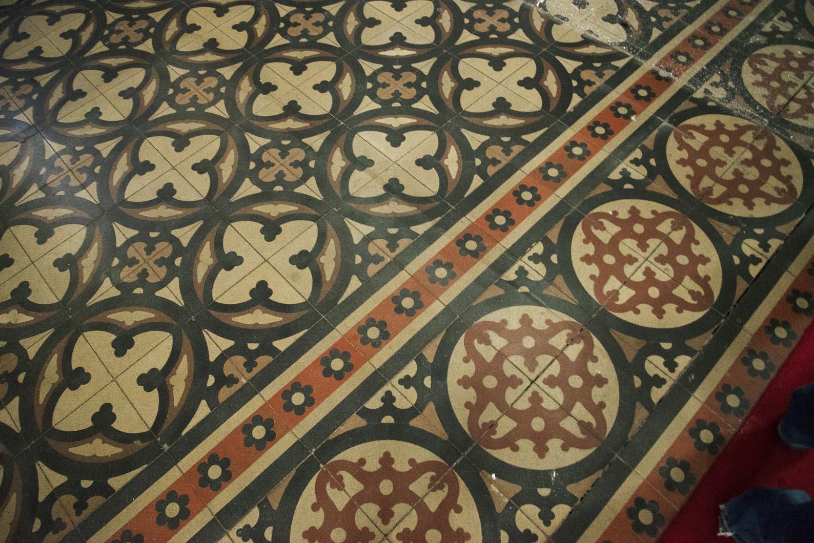 gothic tile floor