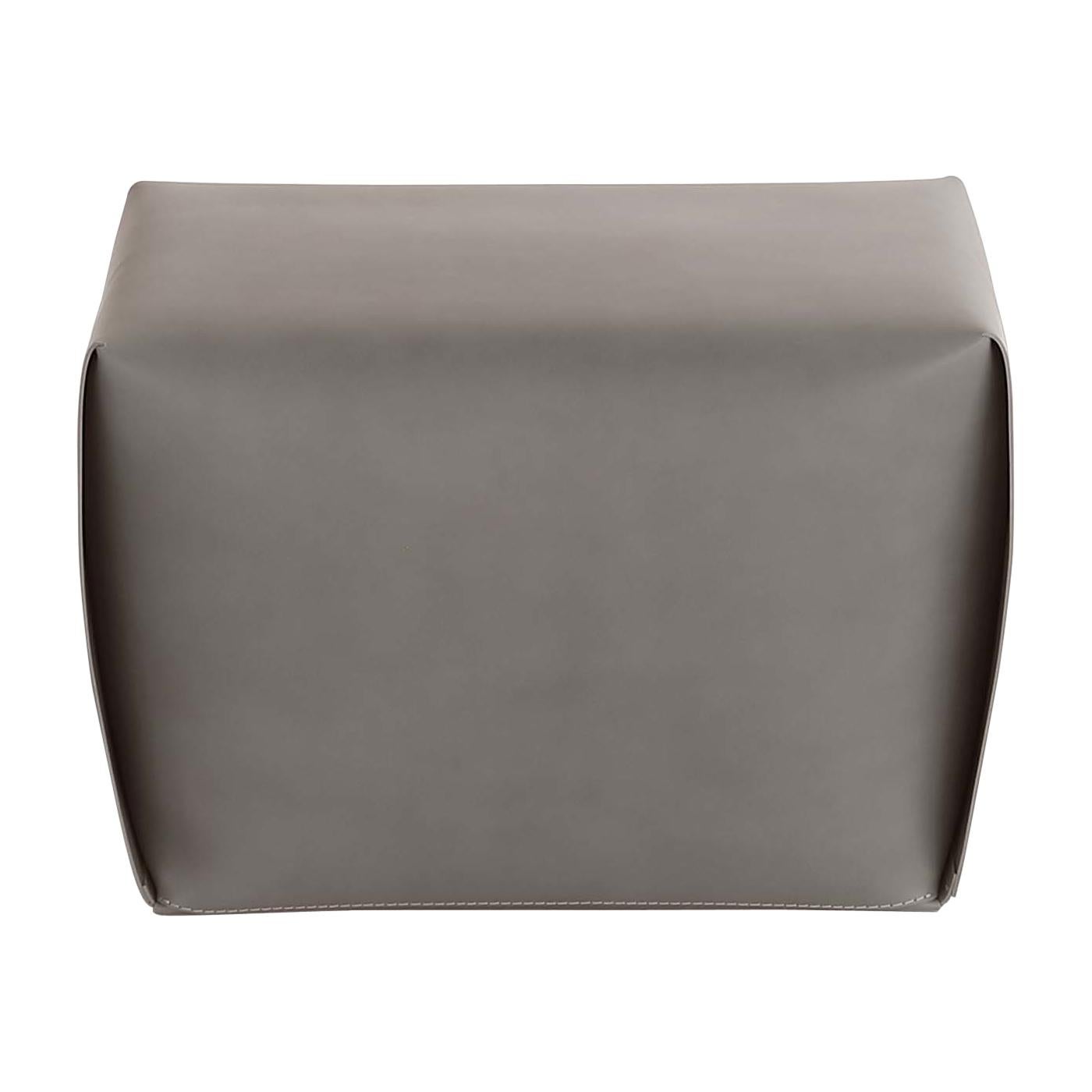 Mud Gray Big Bao Ottoman by Viola Tonucci