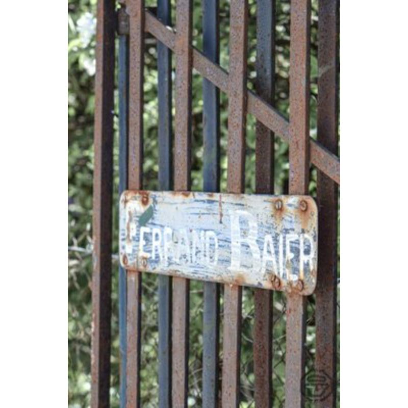 Cemetery Gate, France, 19th Century

Vintage Design
Old French Cemetery entrance gate of the early 19th century, wrought iron and riveted.

Additional information:
Materials: Wrought Iron
Color: Black, Brown
Design Period: Before 1890
Country of