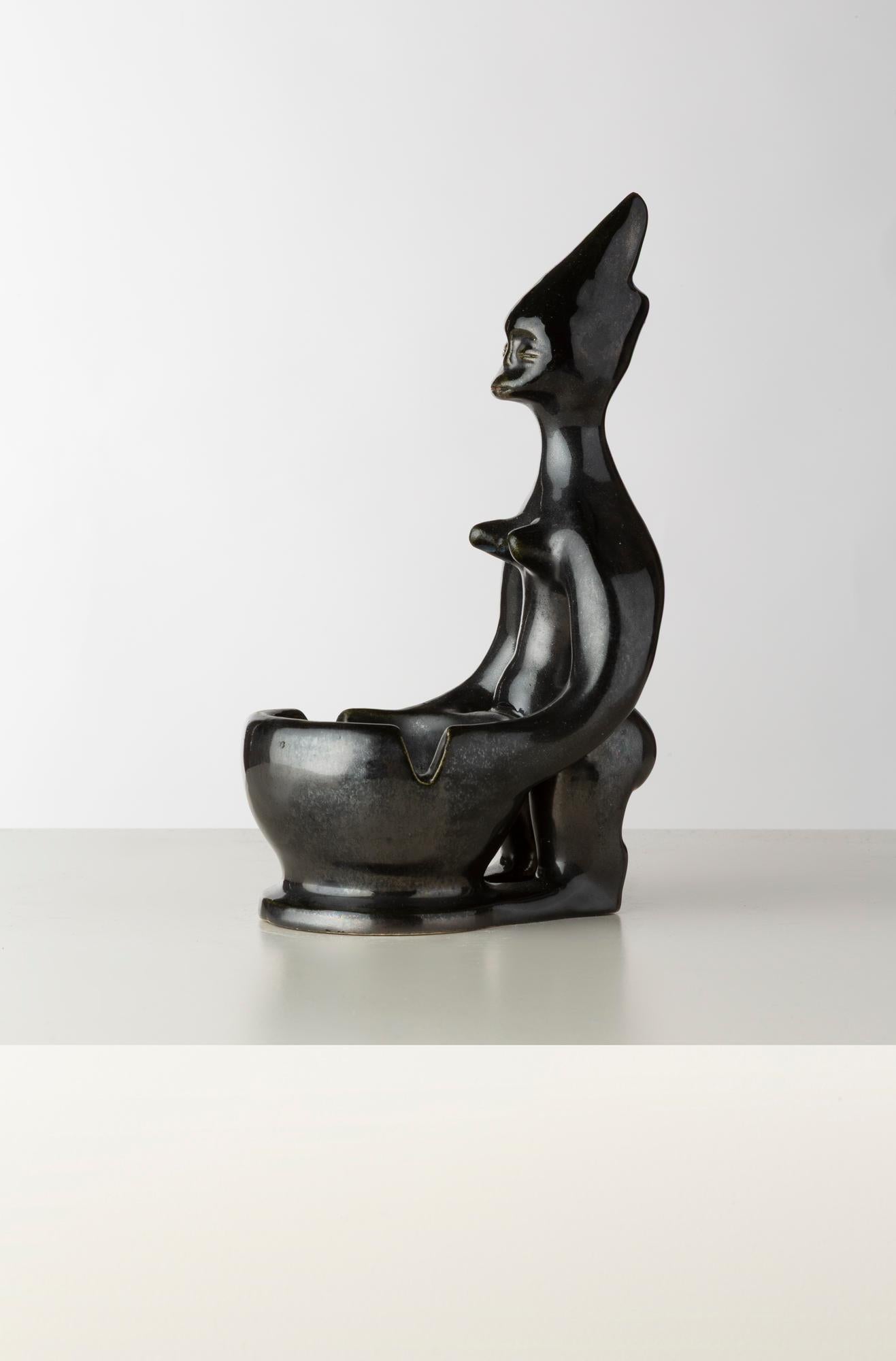 Cendrier Africaniste von Roger Capron (Keramik) im Angebot