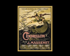 Cendrillon, after Belle Époque Oil Painting by Émile Bertrand