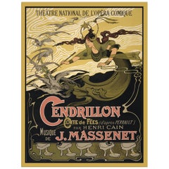 Cendrillon, after Belle Époque Oil Painting by Émile Bertrand