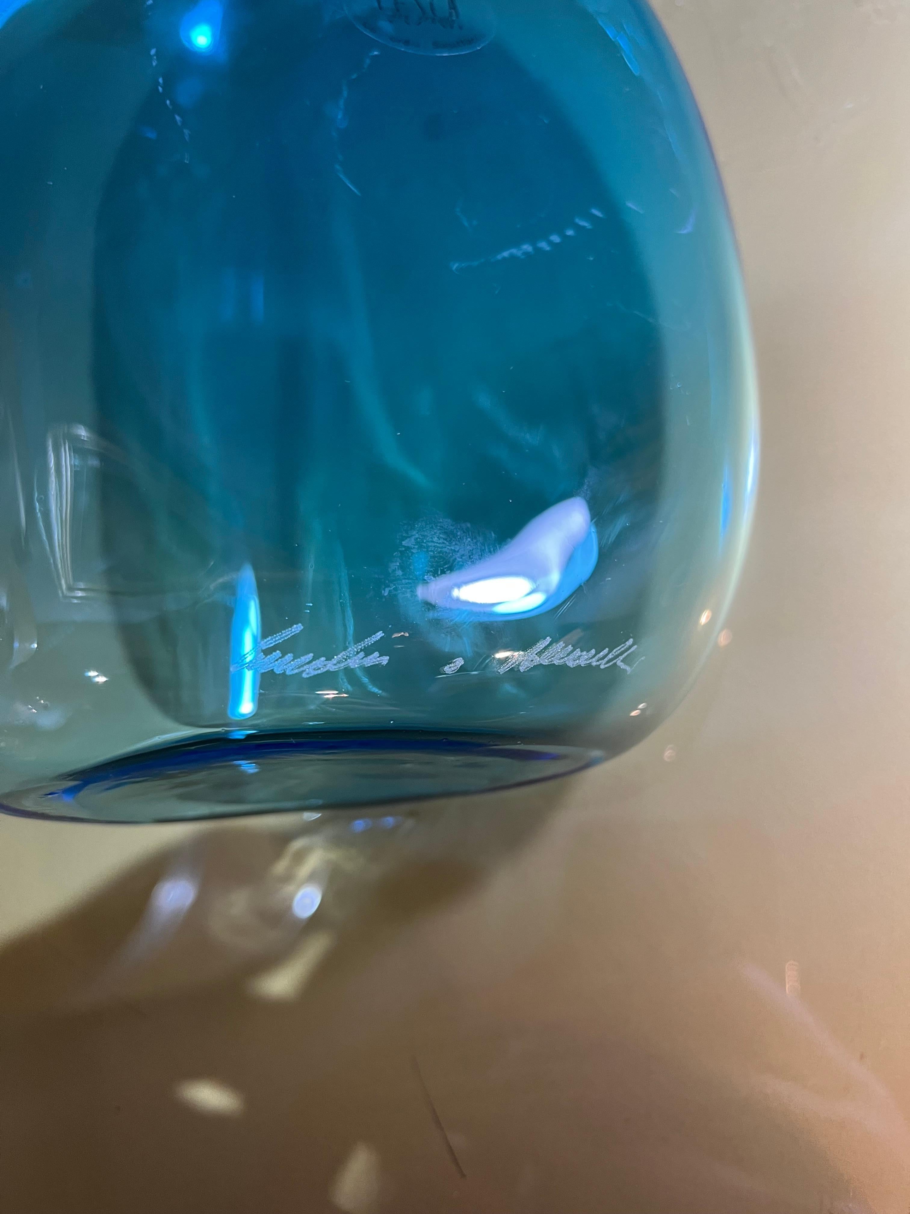 Cenedese & Albarelli  bottle from the 60s in Murano glass in vendita 3